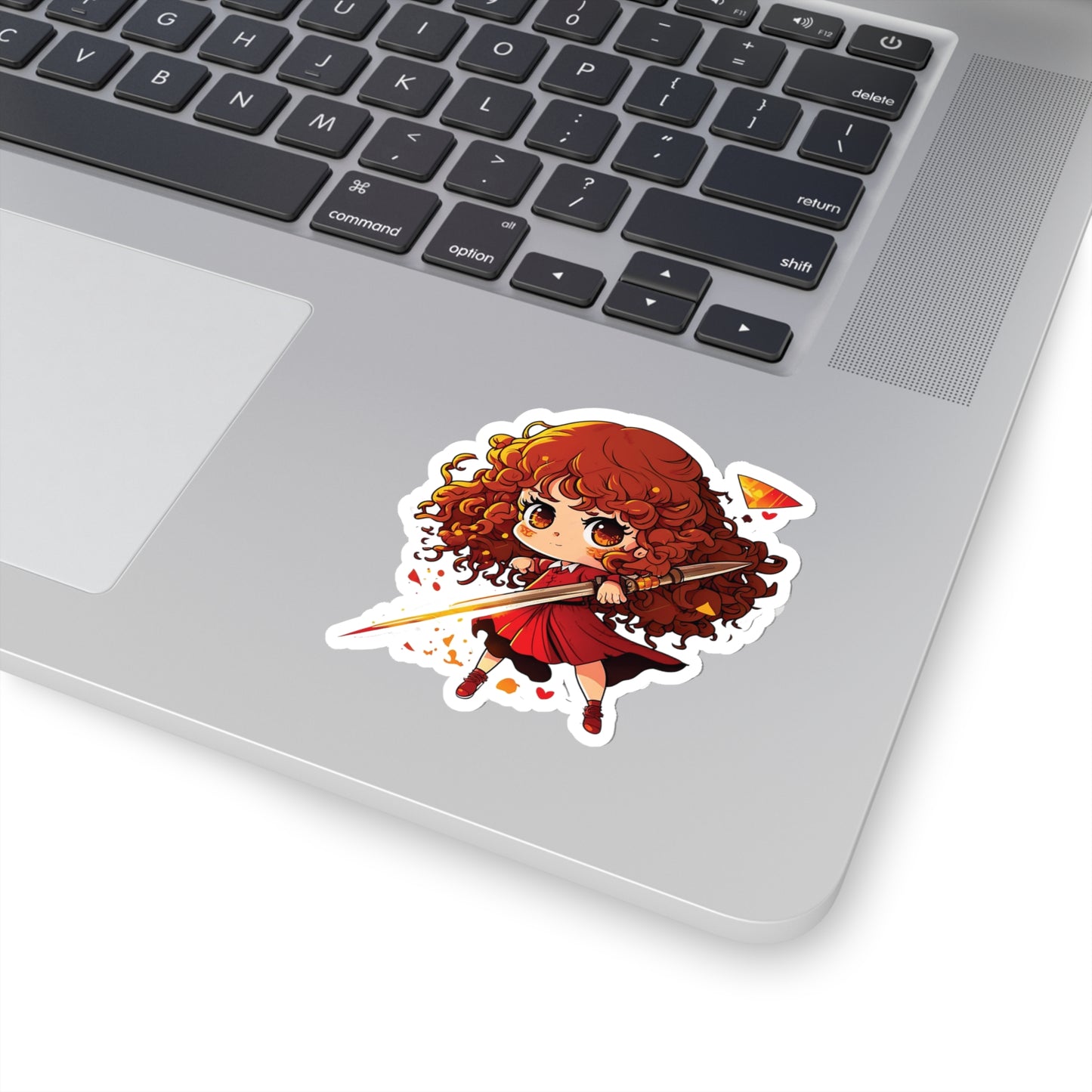 Hermione Granger Sticker ready for battle - Add Some Cute and Magical Style to Your Tech - Harry Potter