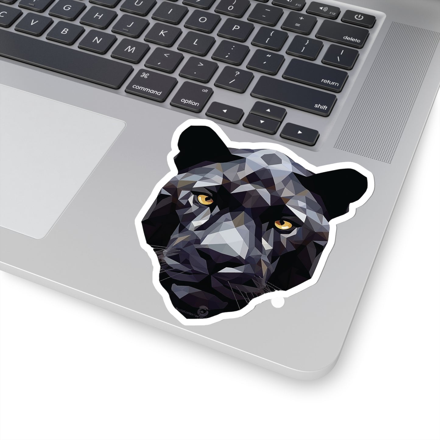 Black Panther Sticker - Grace and Mystery in Geometric Form