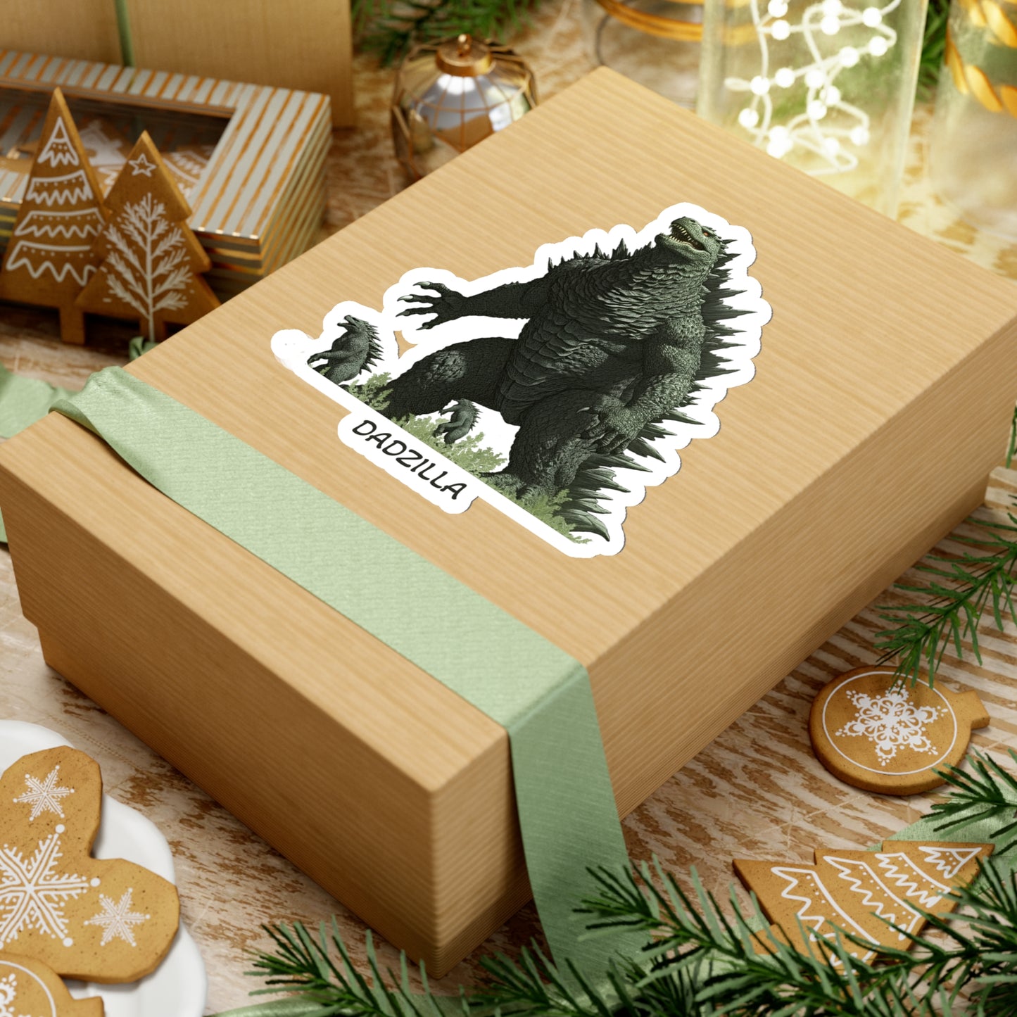 Dadzilla - Father's Day Sticker - Celebrate with Godzilla