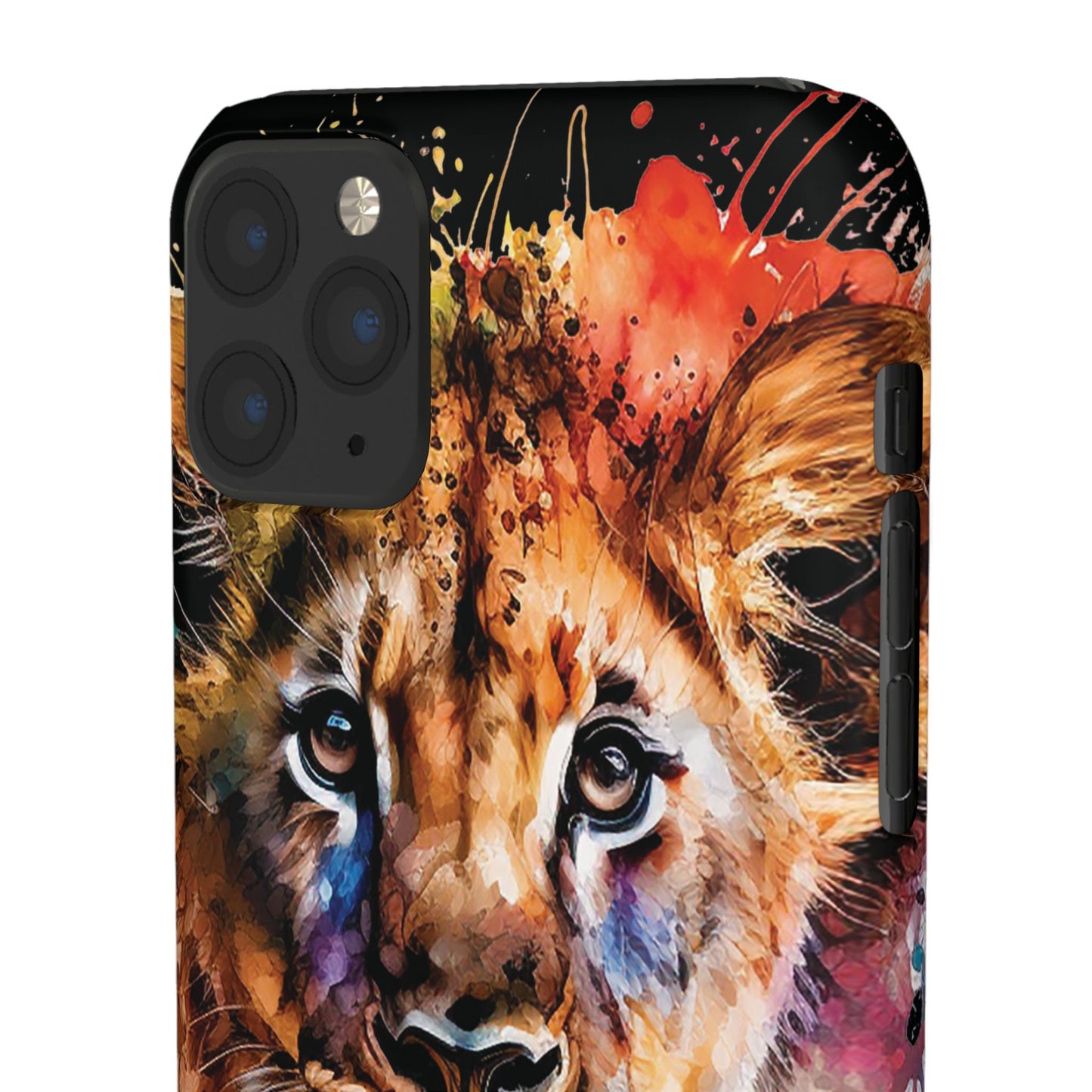 Phone Case Watercolor Lion Cub