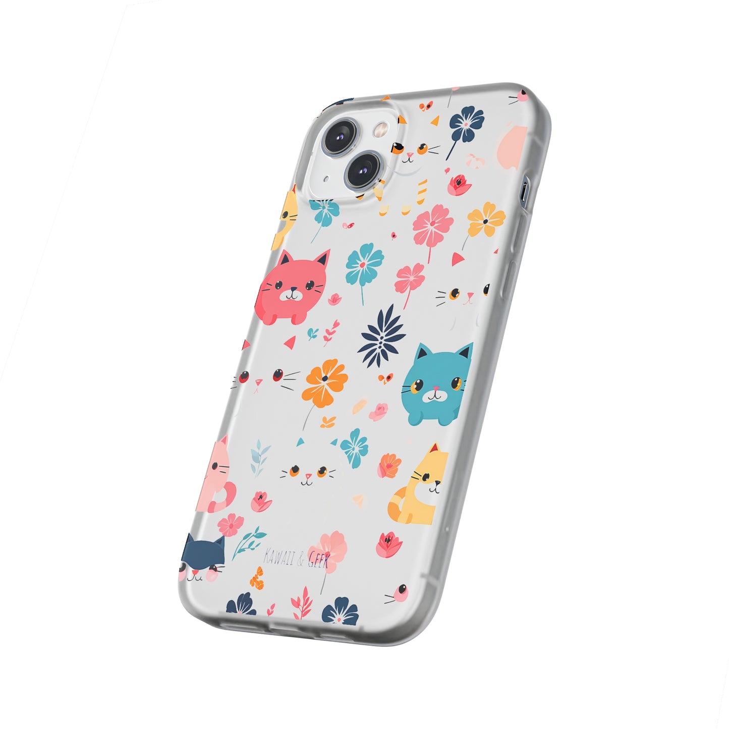 Playful Kittens: Flexi Transparent Phone Case