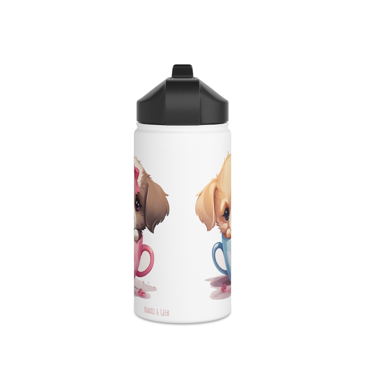 Puppies Trio Stainless Steel Water Bottle