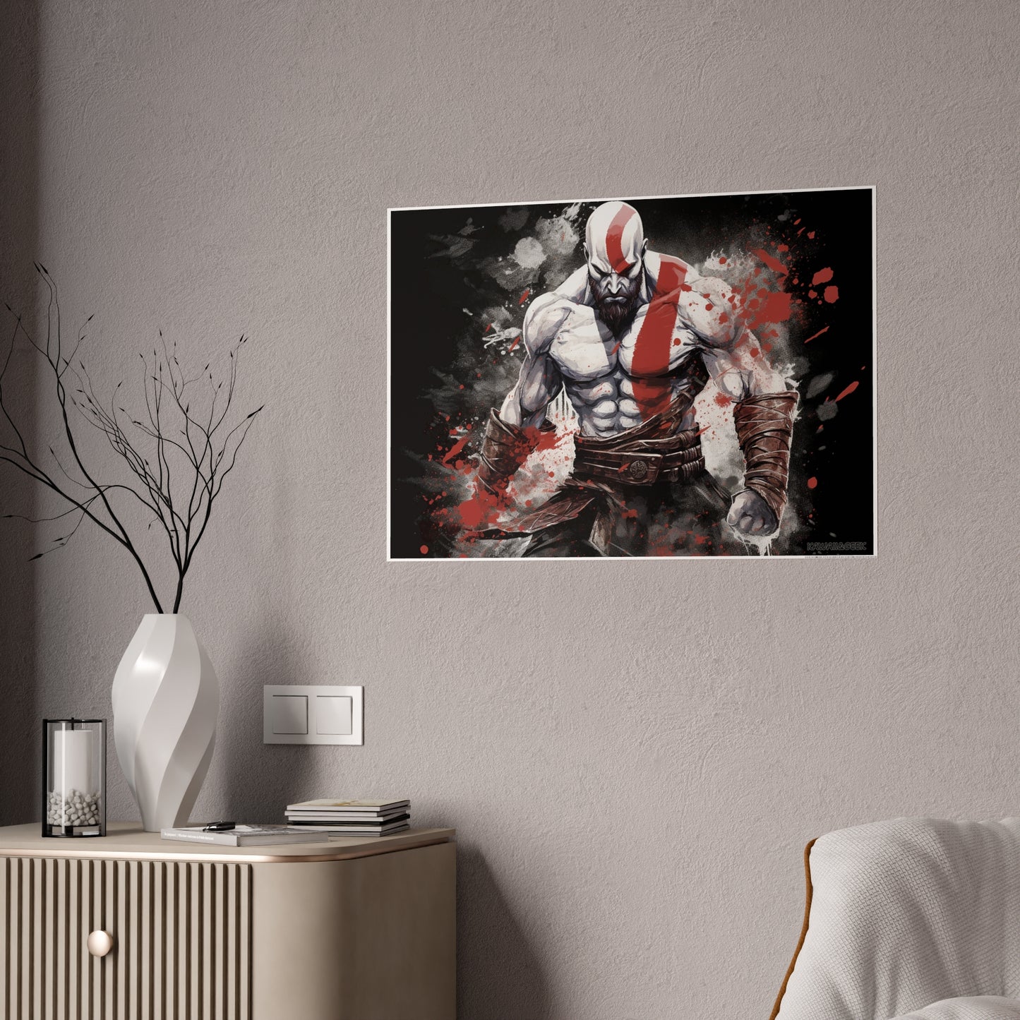 Kratos Poster - Embrace the Power and Artistry of the God of War