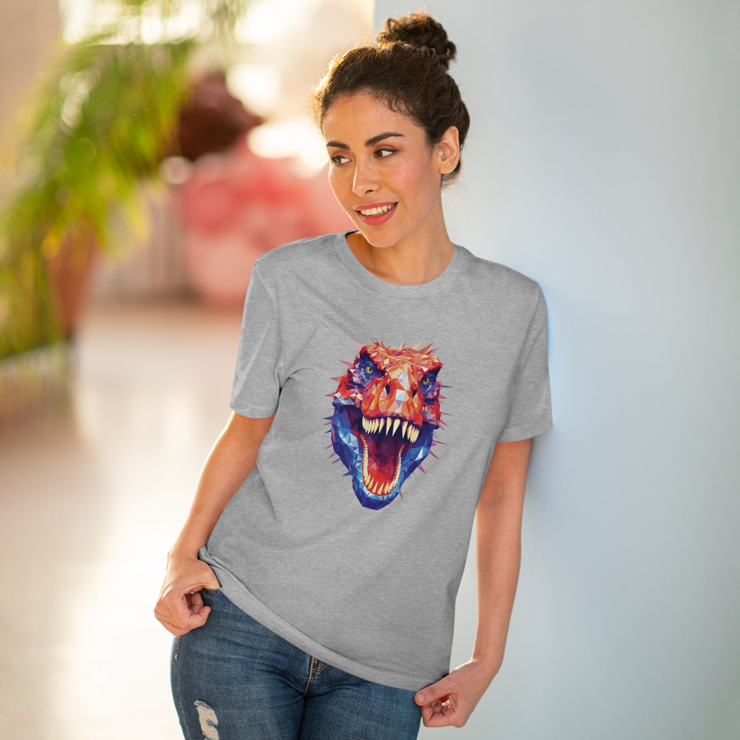 T-Rex Polygonal T-Shirt - Unleash Prehistoric Style