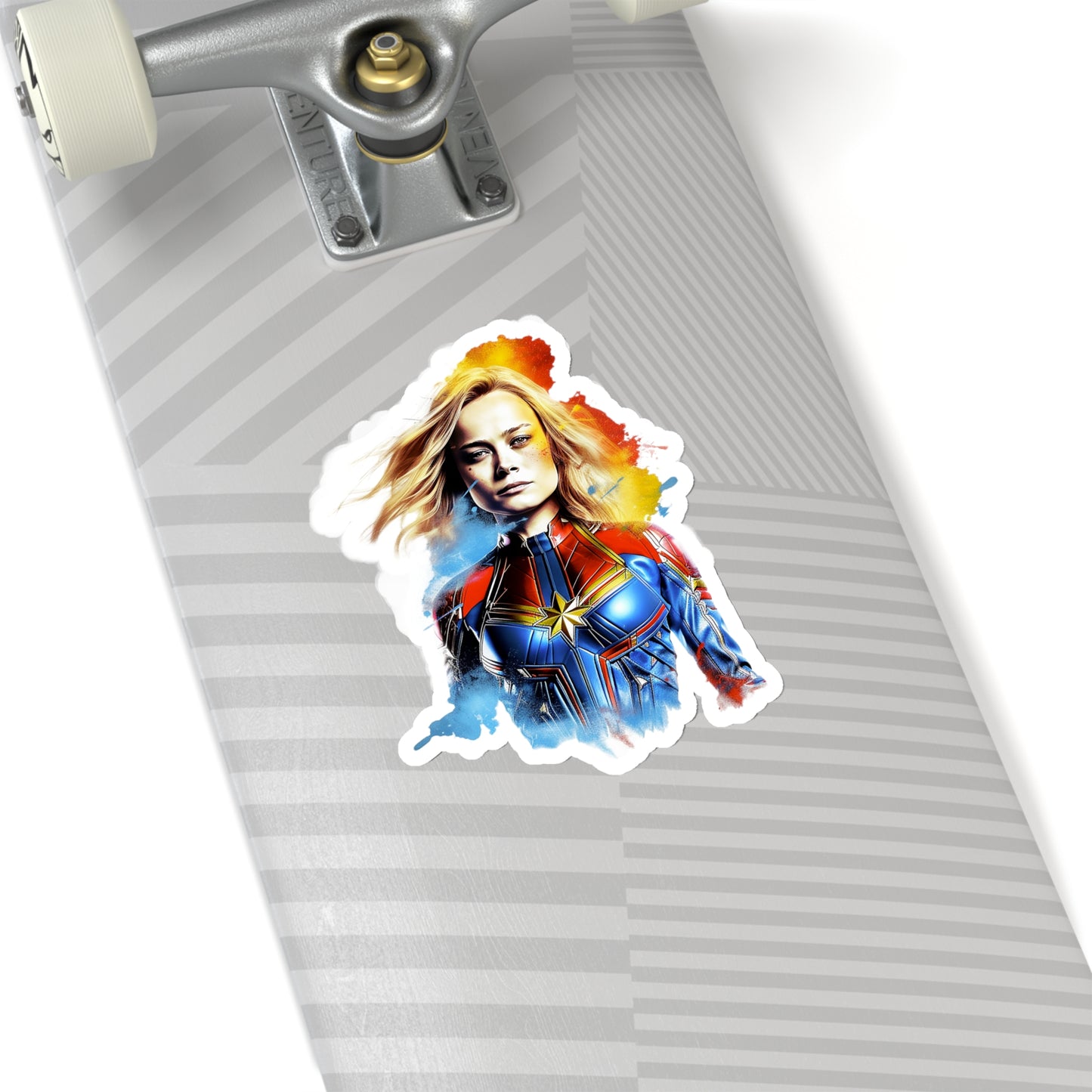 Captain Marvel Sticker - Unleash the Power of Feminine Strength