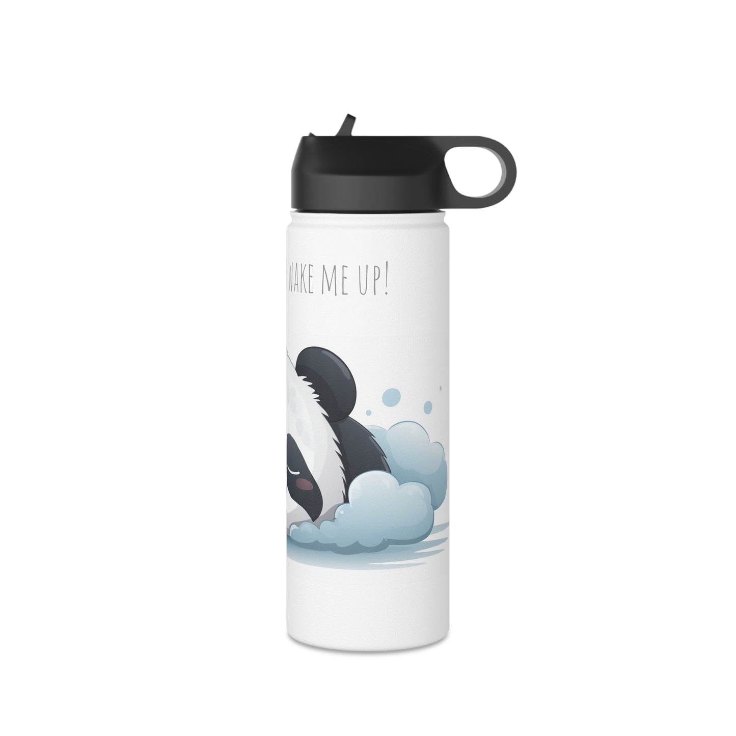 Kawaii Panda's Nap: Stainless Steel Water Bottle