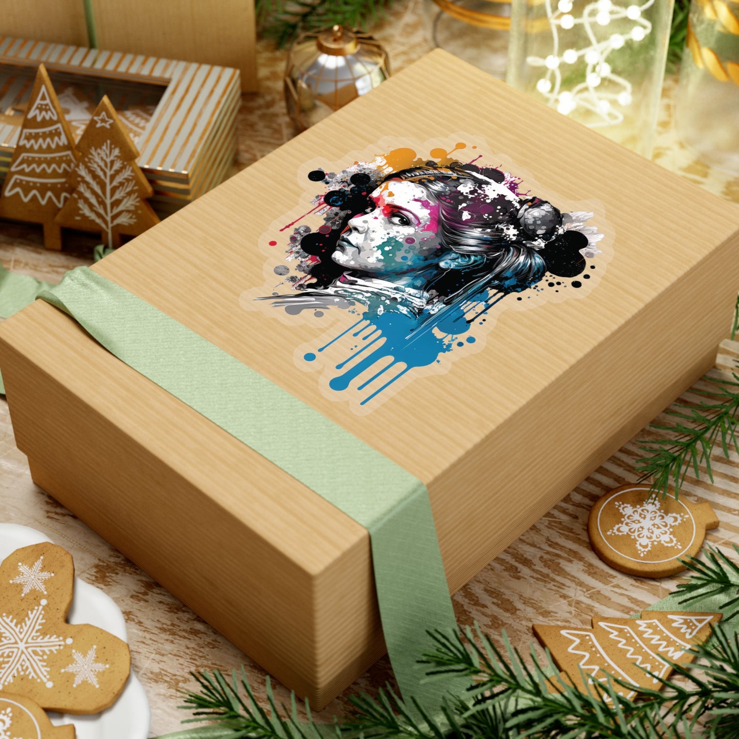Princess Leia Sticker - Add Some Galactic and Artistic Style to Your Tech - Star Wars