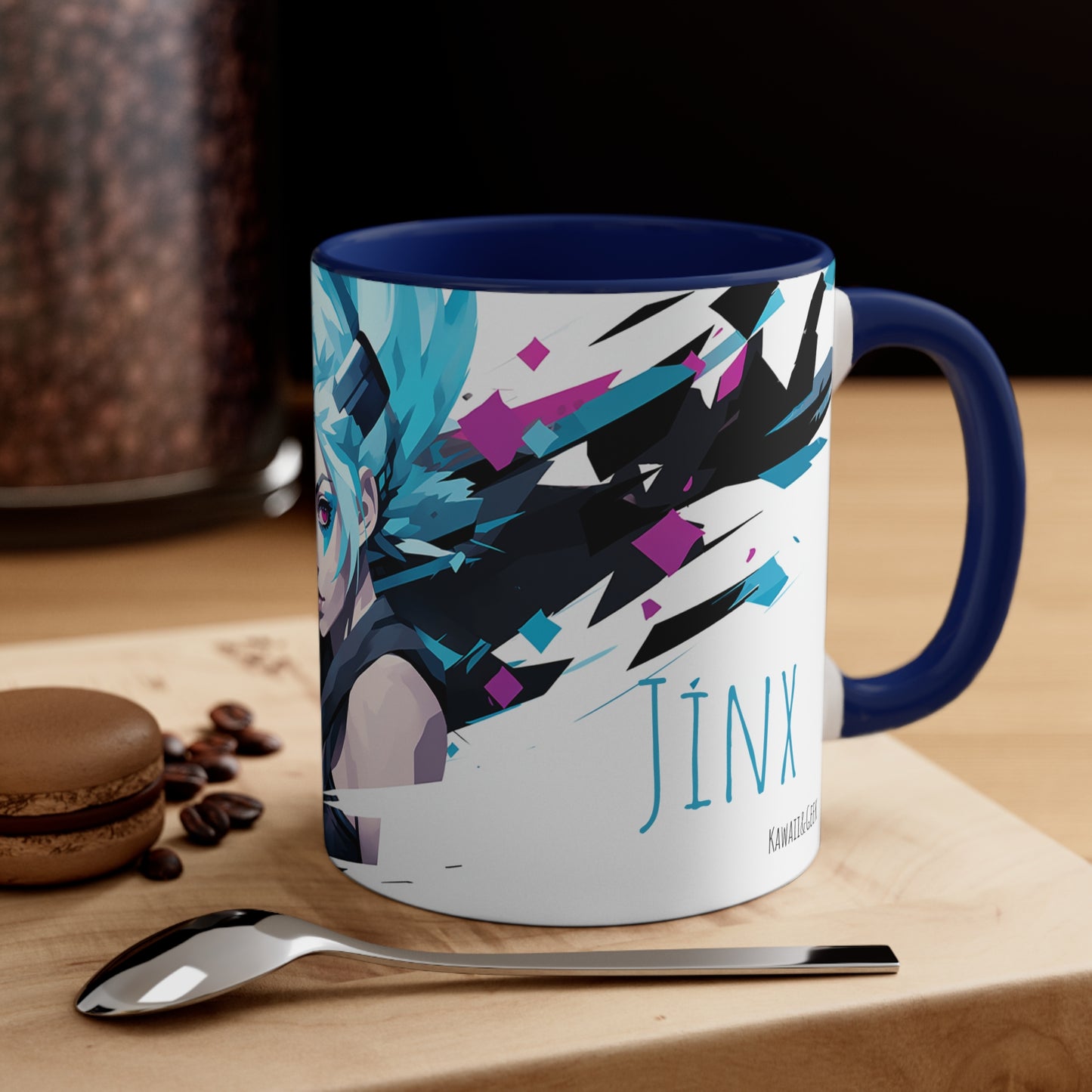 Jinx League of Legends / Arcane Mug - Embrace Chaos with 'Surprise! I'm back.'