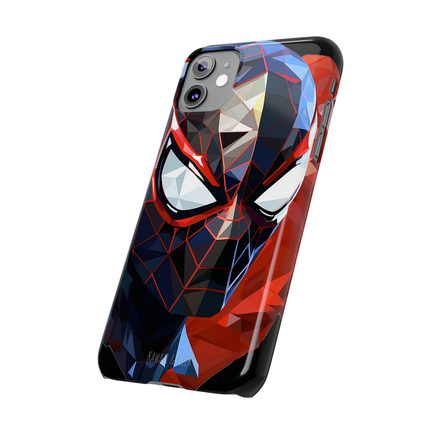 Miles Morales Slim Phone Case iPhone 15 Compatible - Embrace Superhero Style - Spider Man