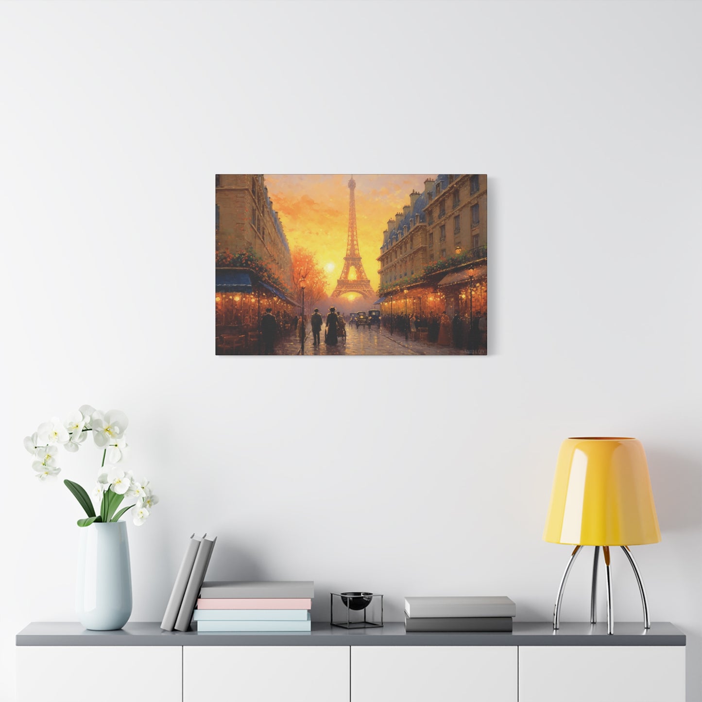 Parisian Sunset Canva - Capture the Timeless Beauty of the City of Light