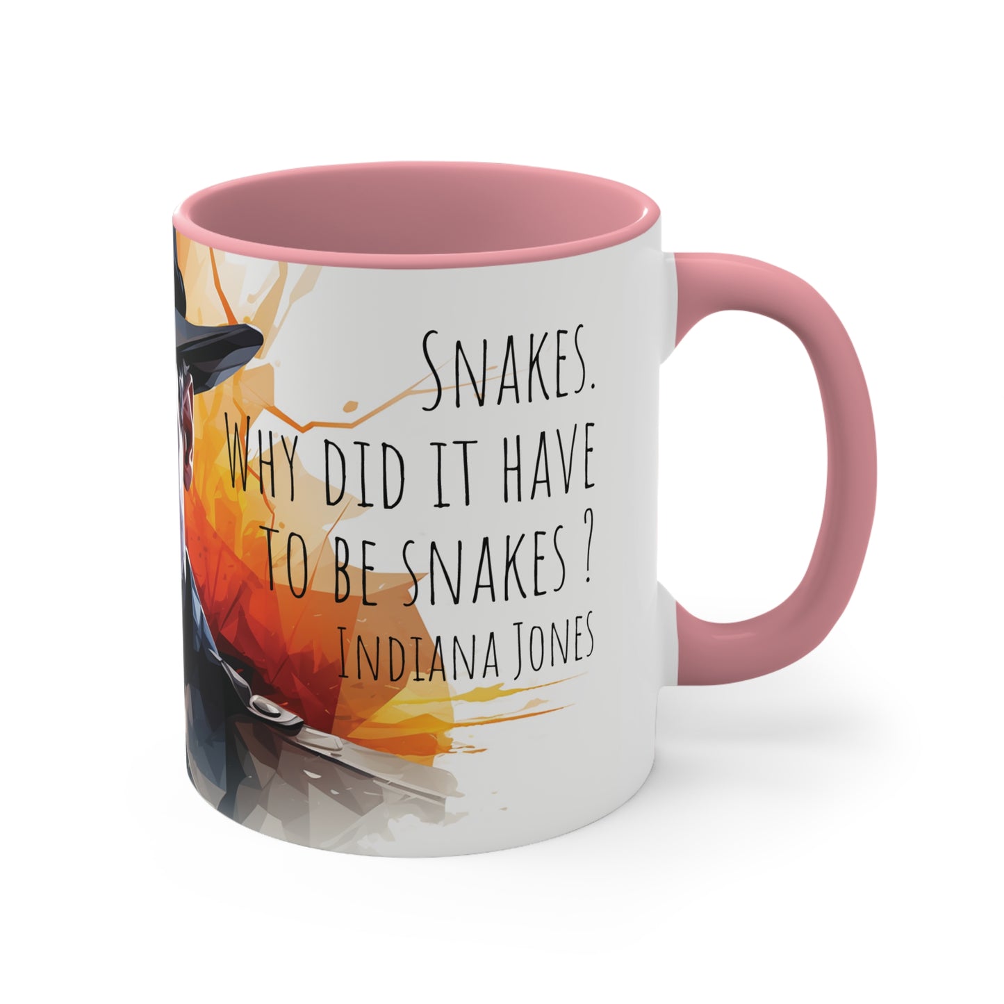 Indiana Jones Mug - Embrace the Adventure: Snakes. Why Did It Have to Be Snakes?