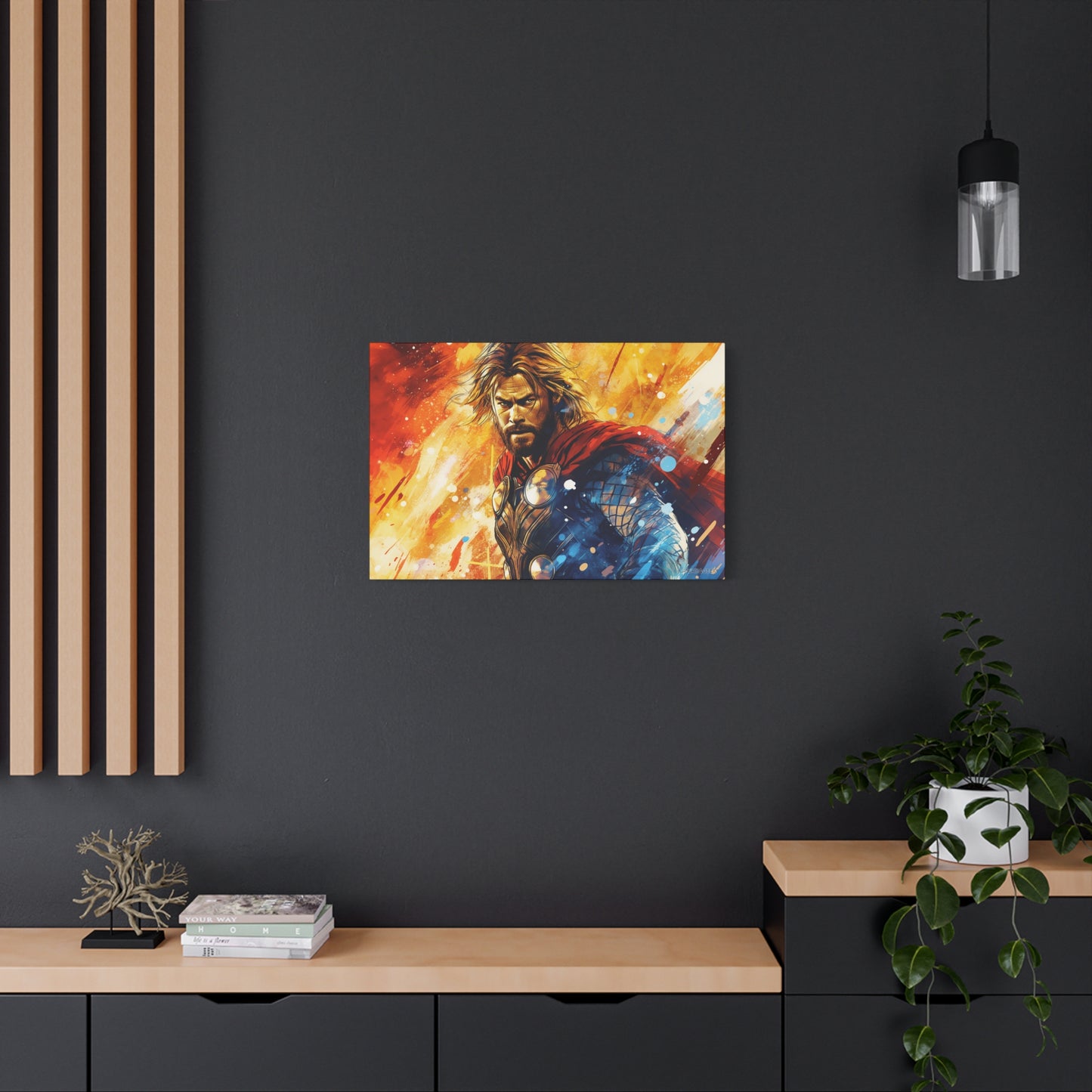 Thor Canvas - Embrace the Power and Majesty of the Mighty Thor - Avengers