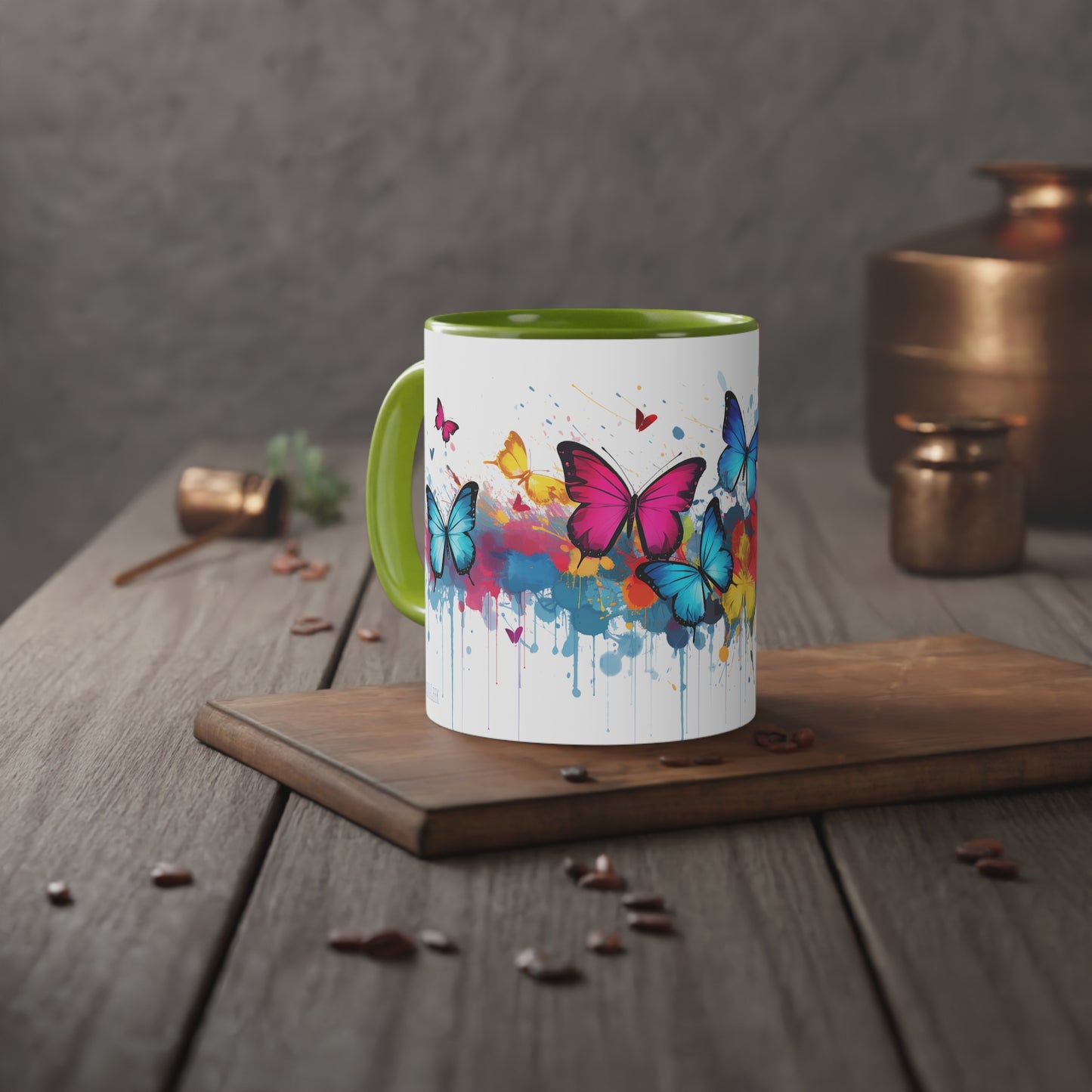 Elegant Butterflies Mug - Embrace the Beauty of Nature with Every Sip - EU