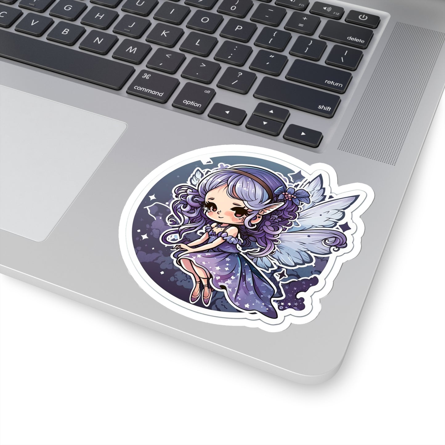 Kawaii Blue Fairy Sticker - Add Some Cute and Magical Style to Your Tech