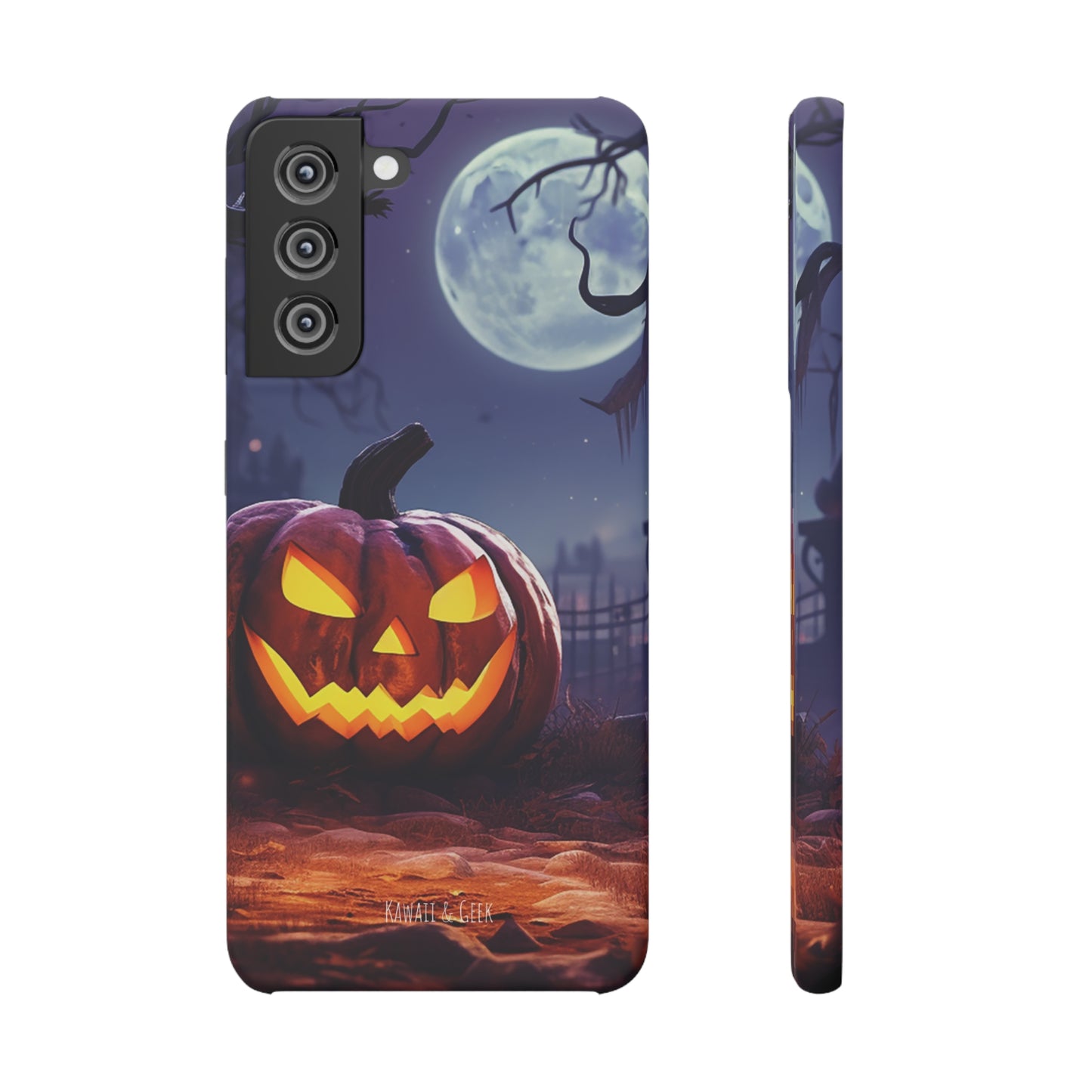 Halloween Pumpkin Design Premium Phone Case