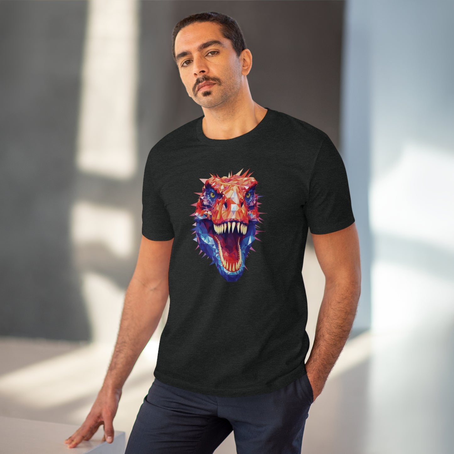 T-Rex Polygonal T-Shirt - Unleash Prehistoric Style