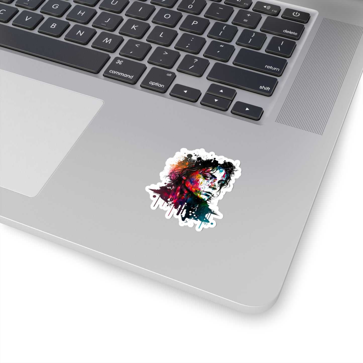 Michael Jackson Watercolor Sticker - Add Some Pop and Iconic Style to Your Tech