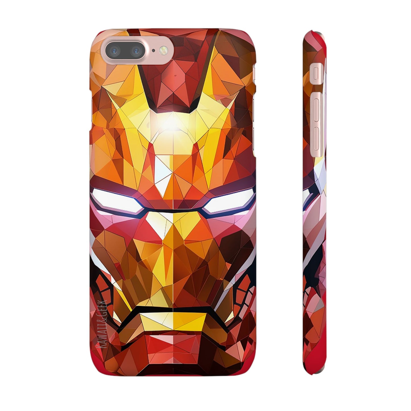 Phone Case - Iron Man helmet polygonal style