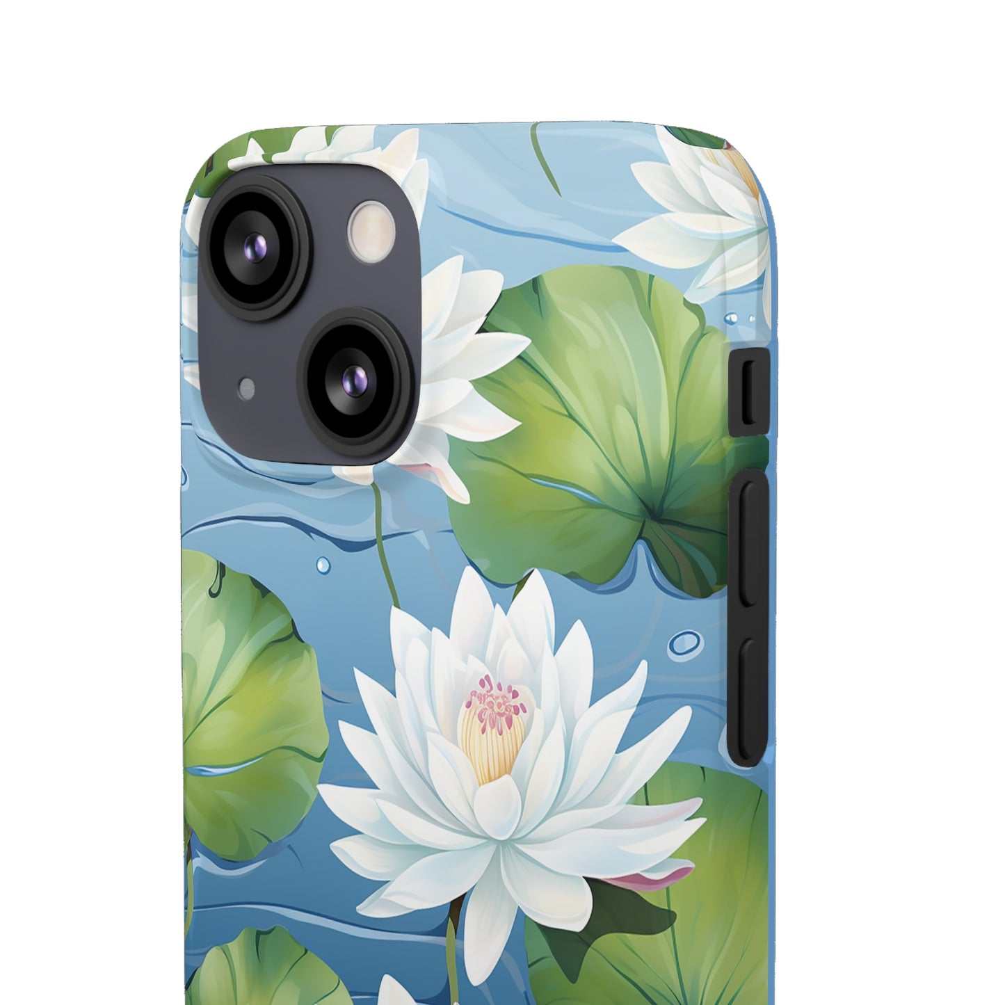 Elegant Water Lilies: Premium Phone Case