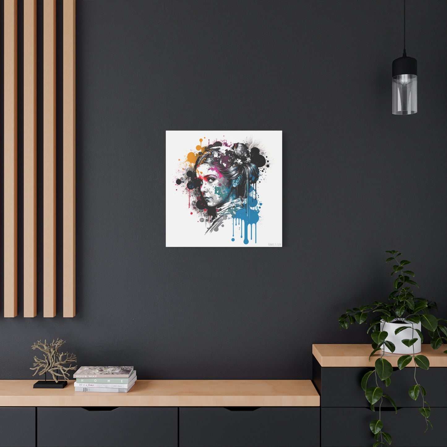 Princess Leia Canva - Add Some Galactic and Artistic Style to Your Walls - Star Wars