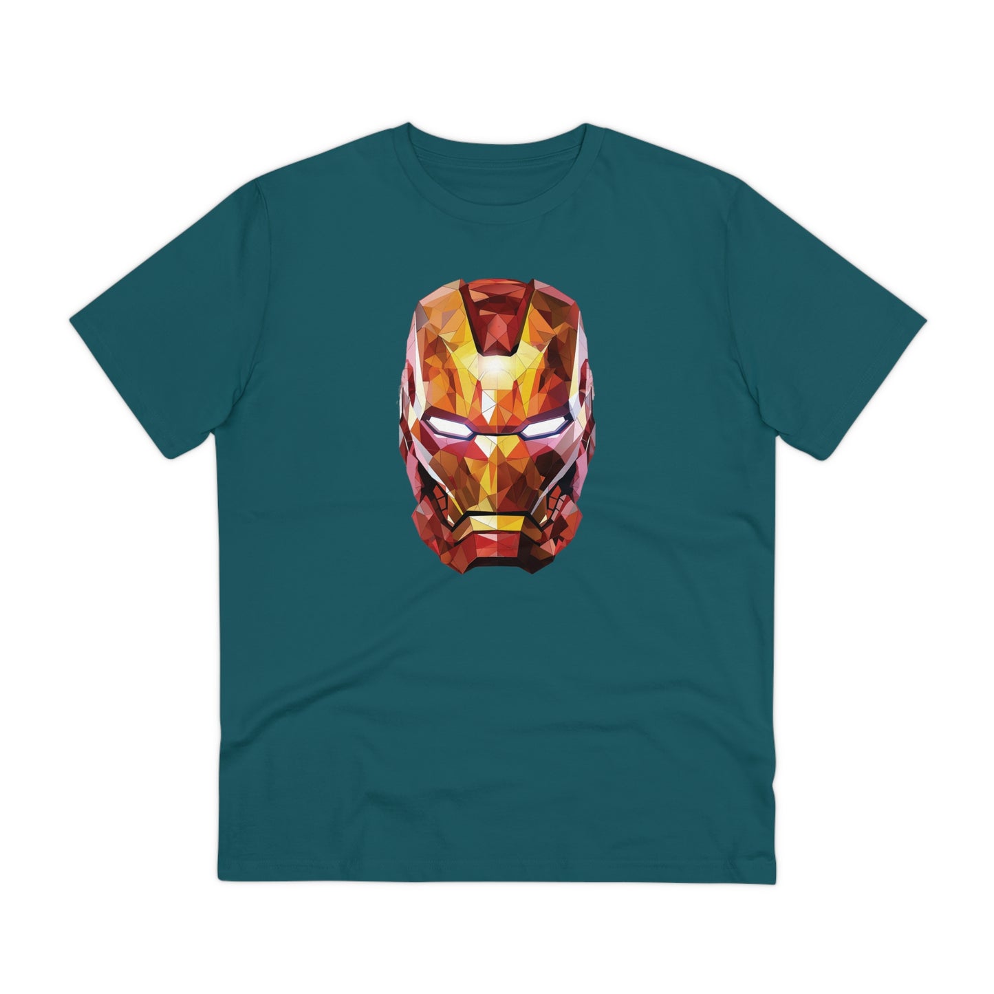 Iron Man Polygonal T-Shirt - Unleash Superhero Style