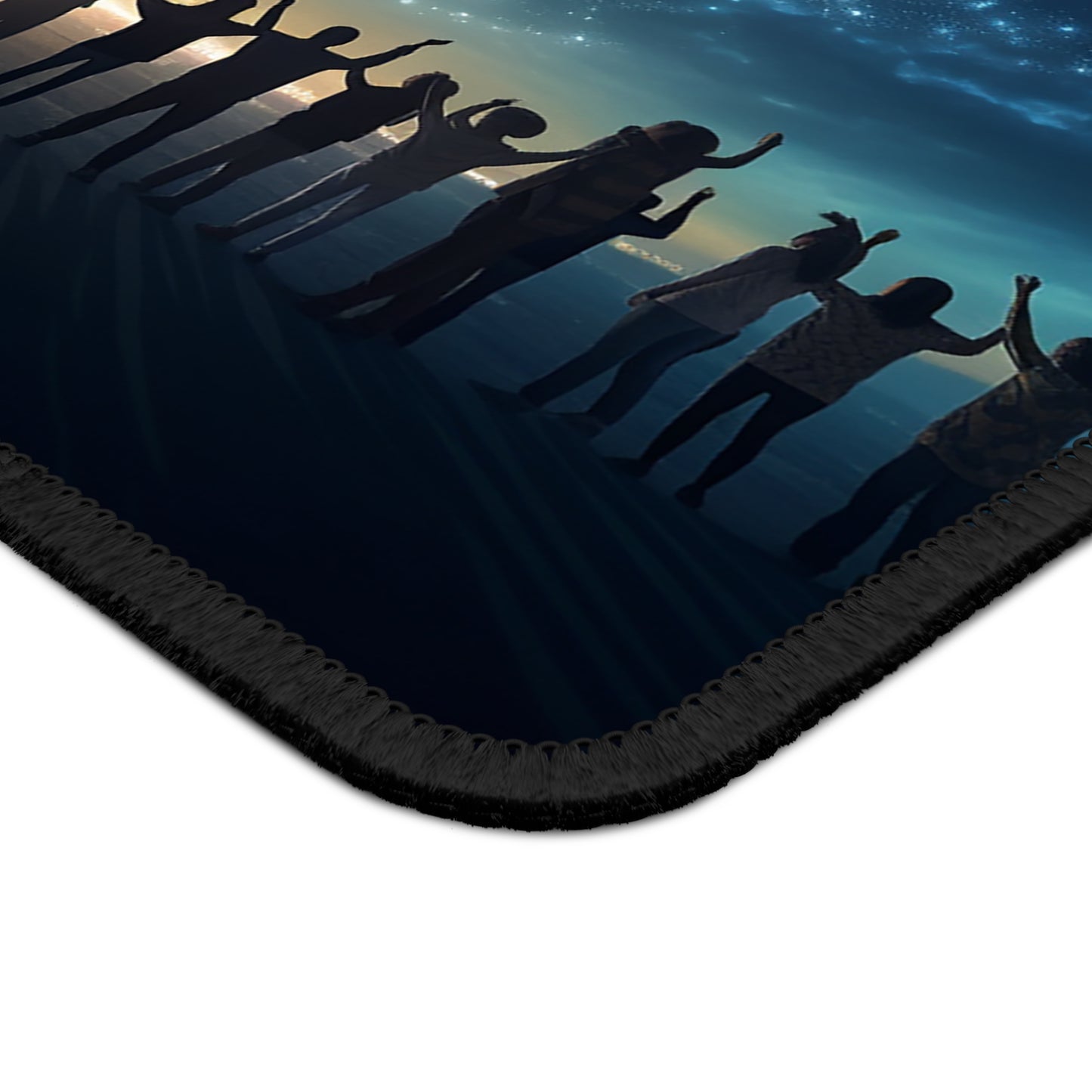 Starry Night Unity: Dreamers' Constellation Mouse Pad