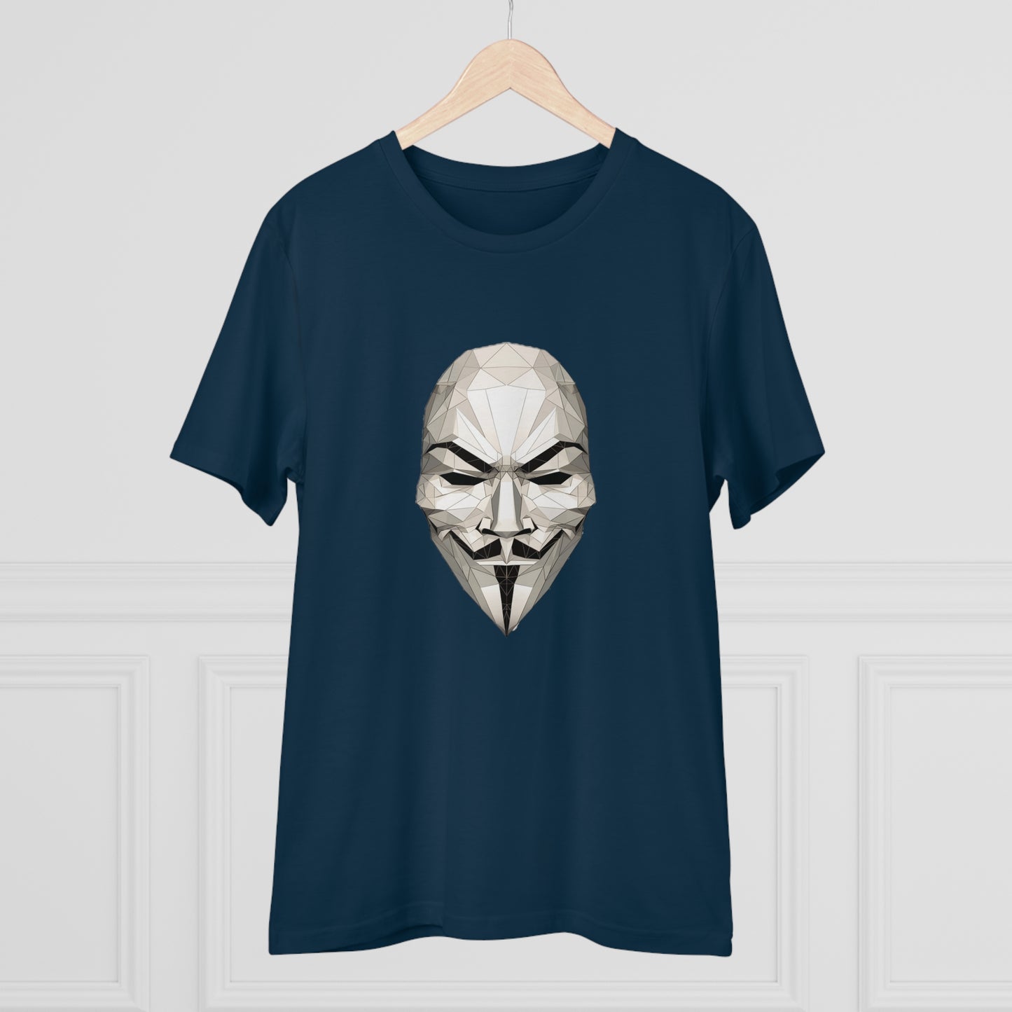 V Mask Polygonal T-Shirt - Embrace Anonymous Resistance
