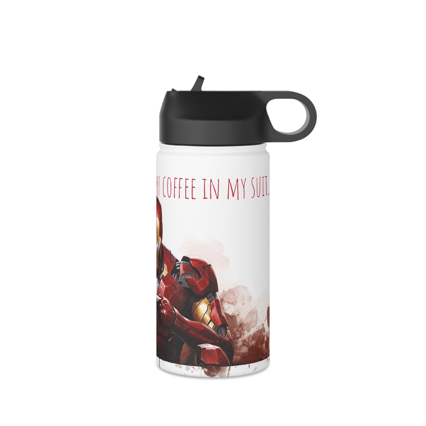 Iron Man's Coffee Break: Stainless Steel Bottle