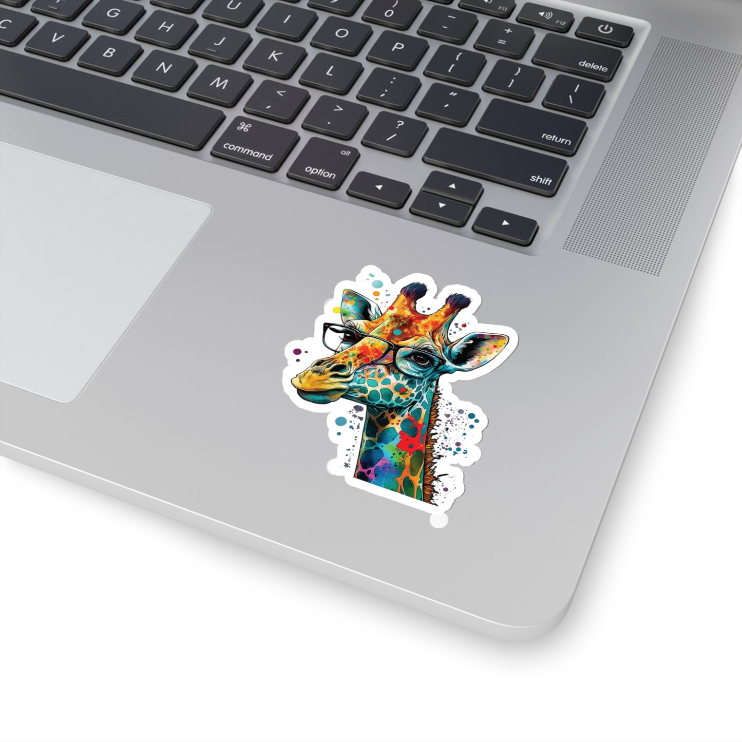Giraffe Sticker - Add Some Pop-Art and Watercolor Style to Your Tech