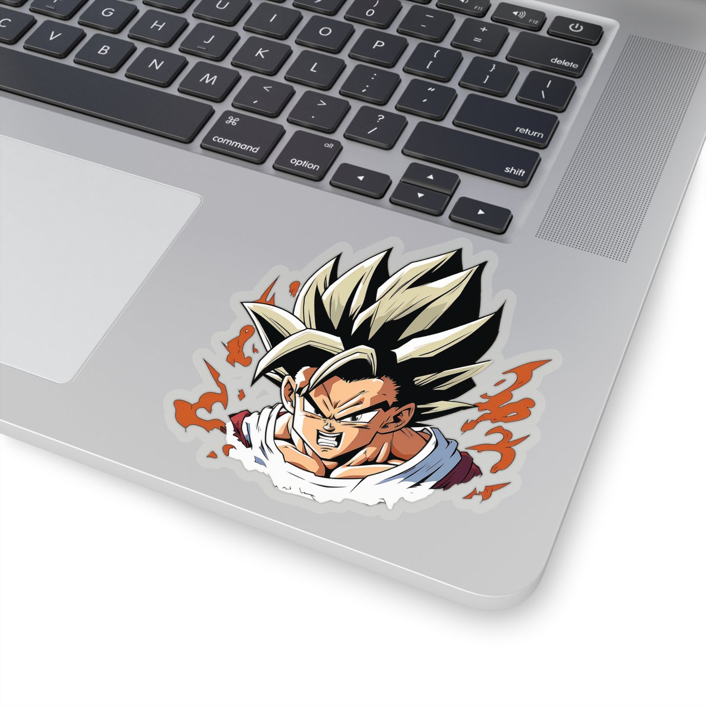 San Goku Sticker - Add Some Powerful and Intense Style to Your Tech - Dragon Ball