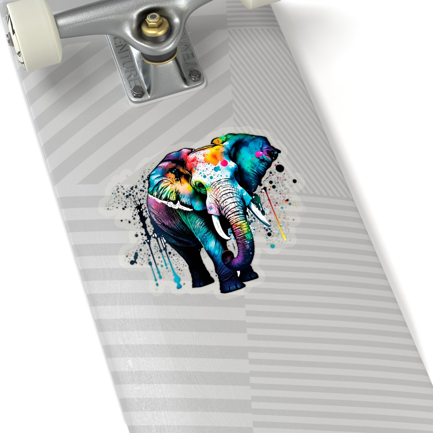 Watercolor Elephant Sticker - Add Some Majestic and Unique Style to Your Tech