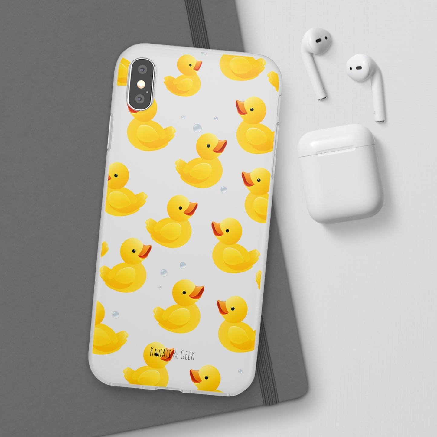 Vibrant Yellow Duck Flexi Phone Case