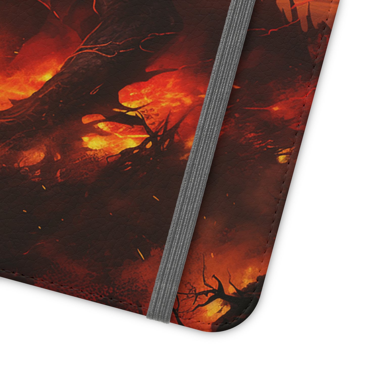 Apocalyptic Red Dragon Flip Phone Case