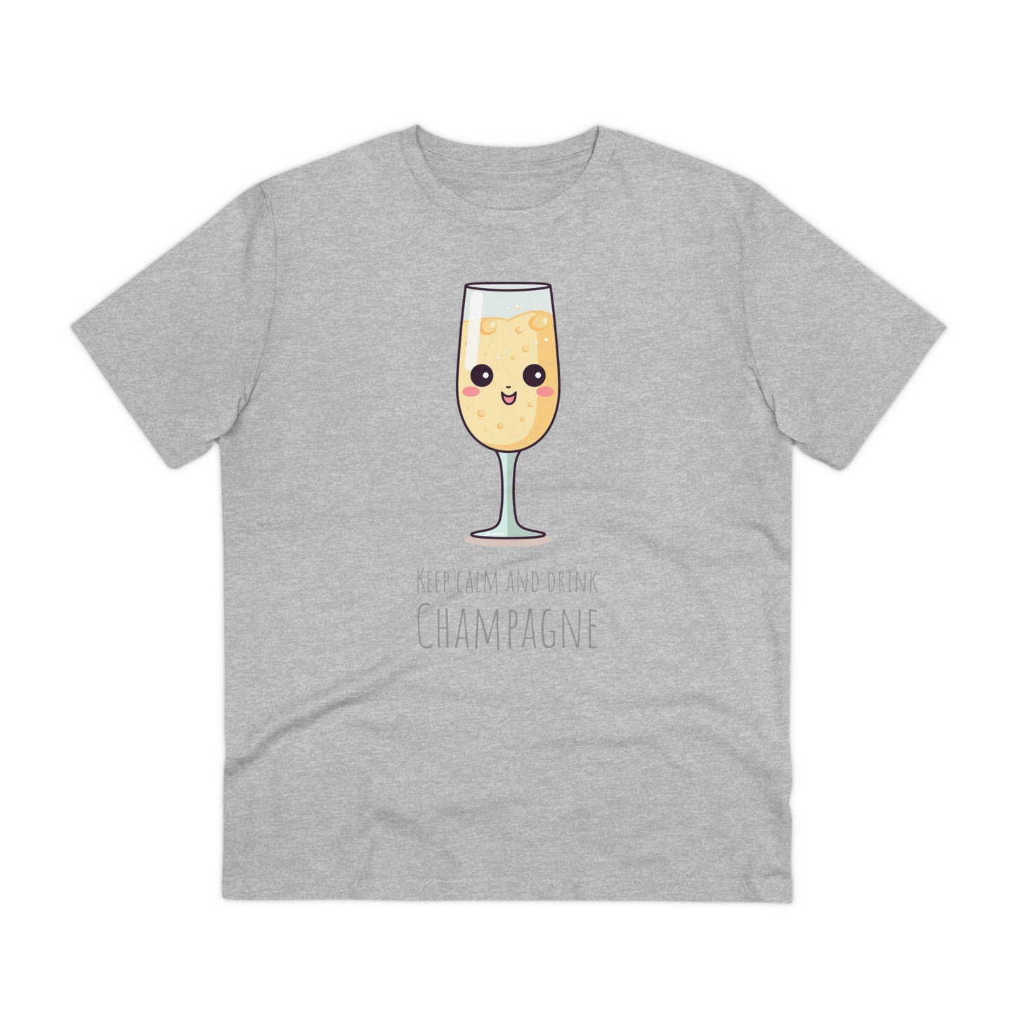 Keep Calm and Drink Champagne T-Shirt - Eco-Friendly Design