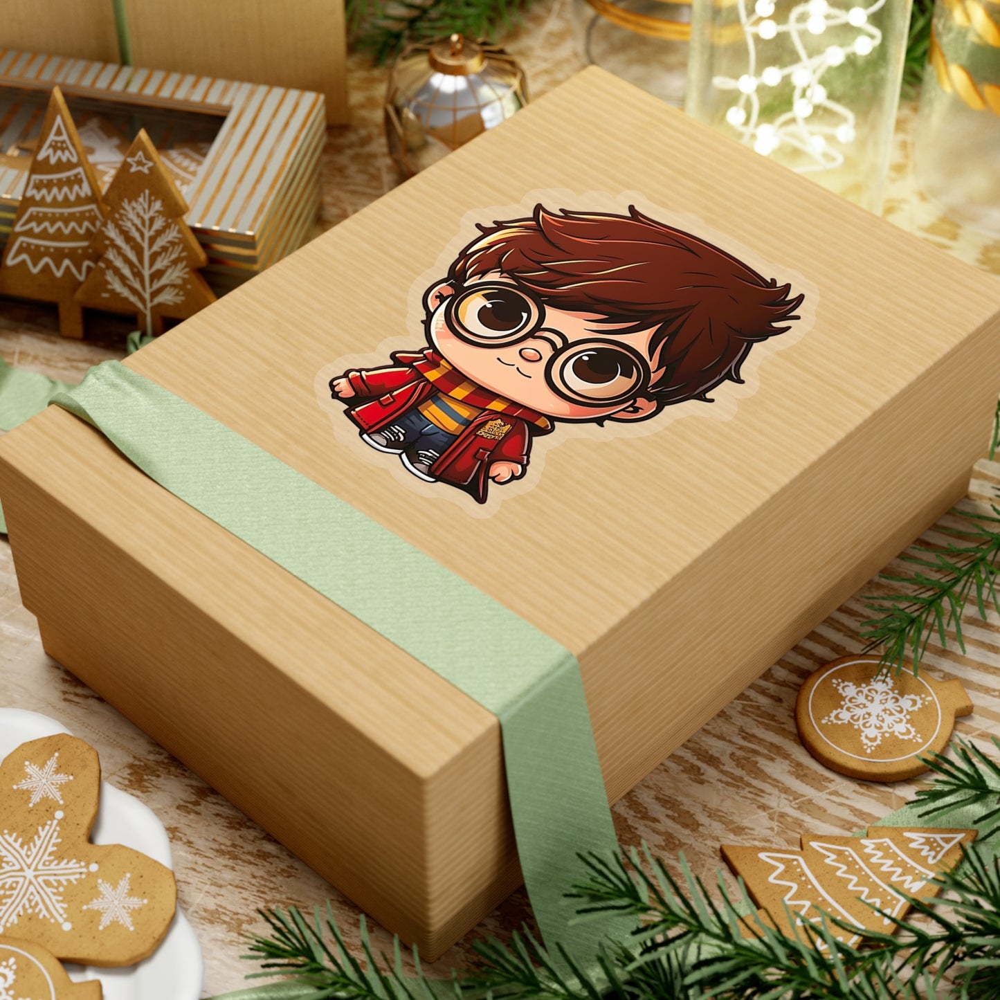 Kawaii Harry Potter Sticker - Add Some Cute and Magical Style to Your Tech