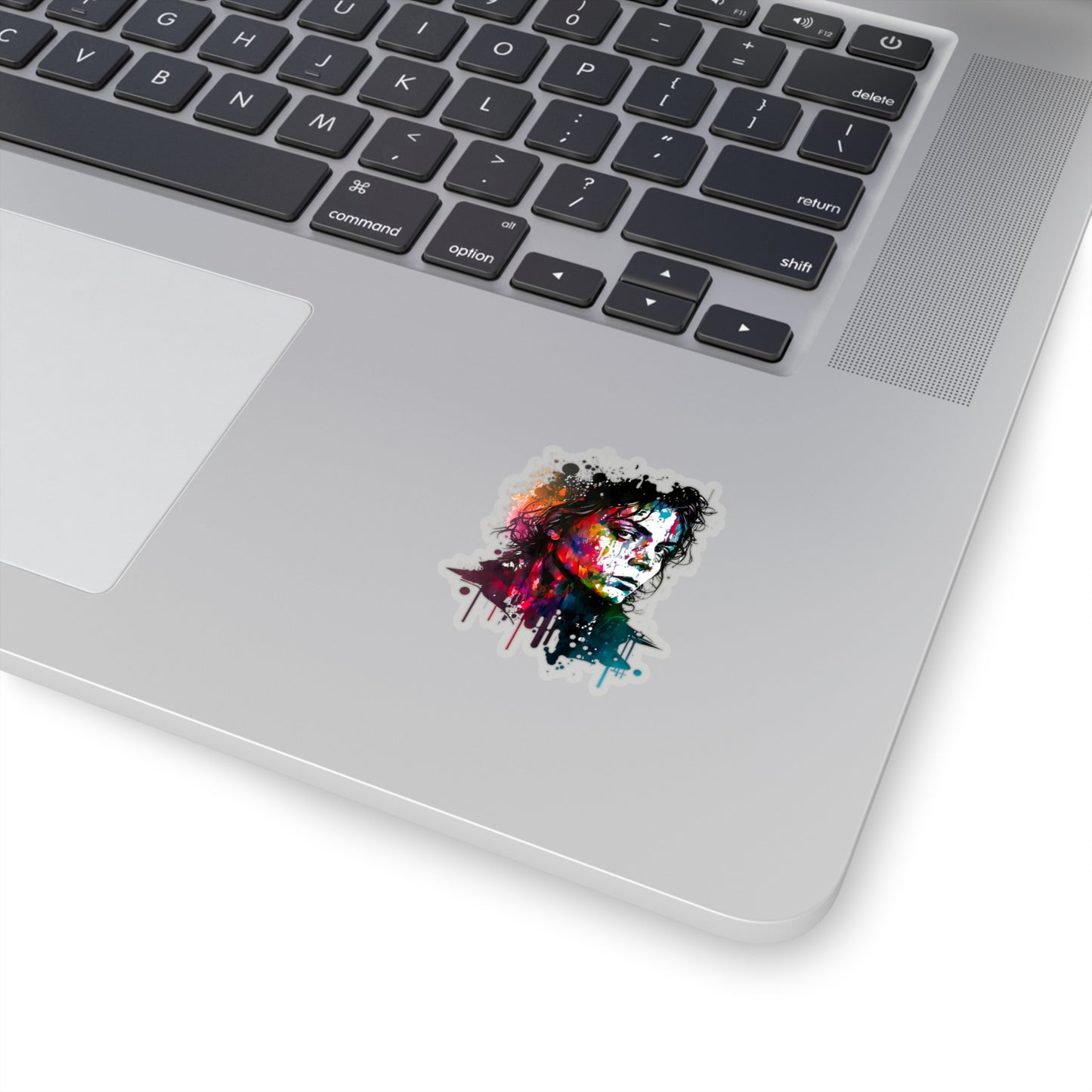 Michael Jackson Watercolor Sticker - Add Some Pop and Iconic Style to Your Tech