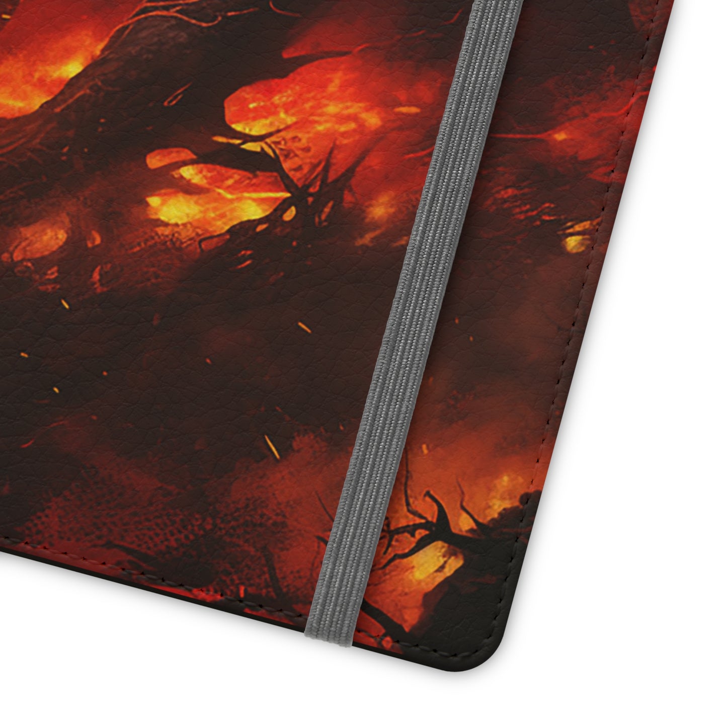 Apocalyptic Red Dragon Flip Phone Case