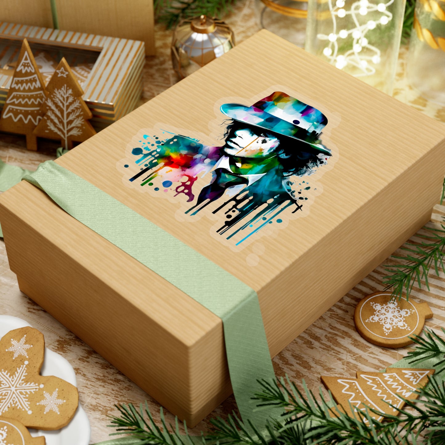 Michael Jackson Transparent Sticker - Add Some Pop and Iconic Style to Your Tech