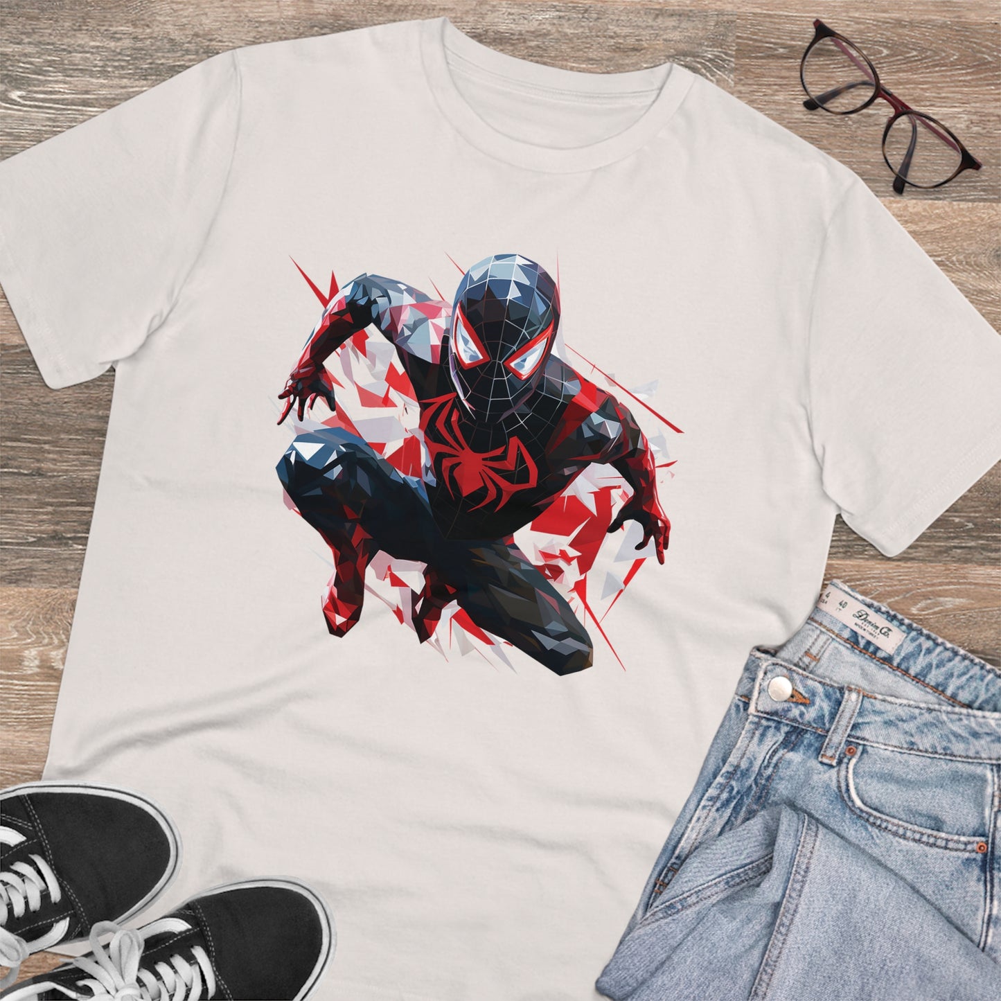 Miles Morales Polygonal T-Shirt - Embrace the Ultimate Style