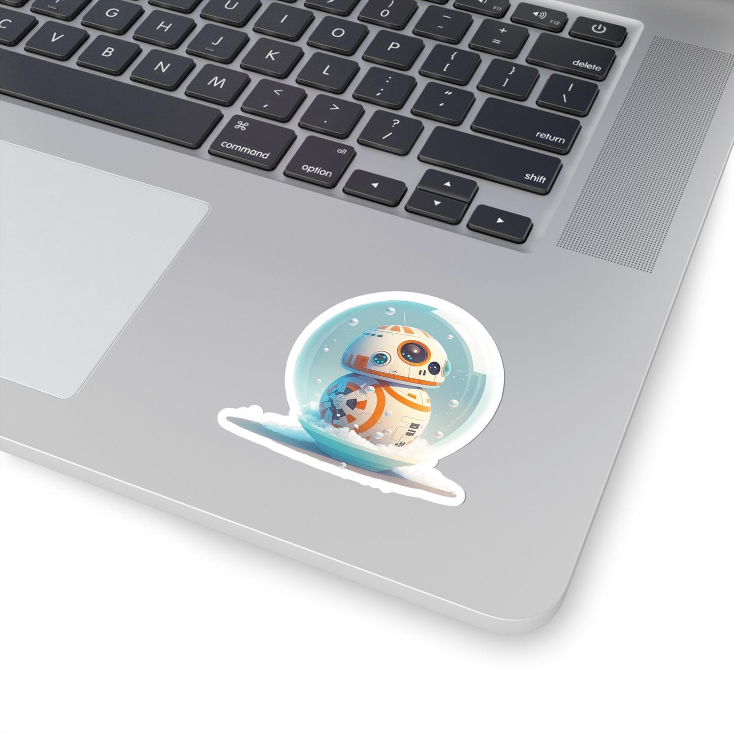 Cute BB8 in Snowball Sticker - Add Some Playful and Adorable Style to Your Tech - Star Wars