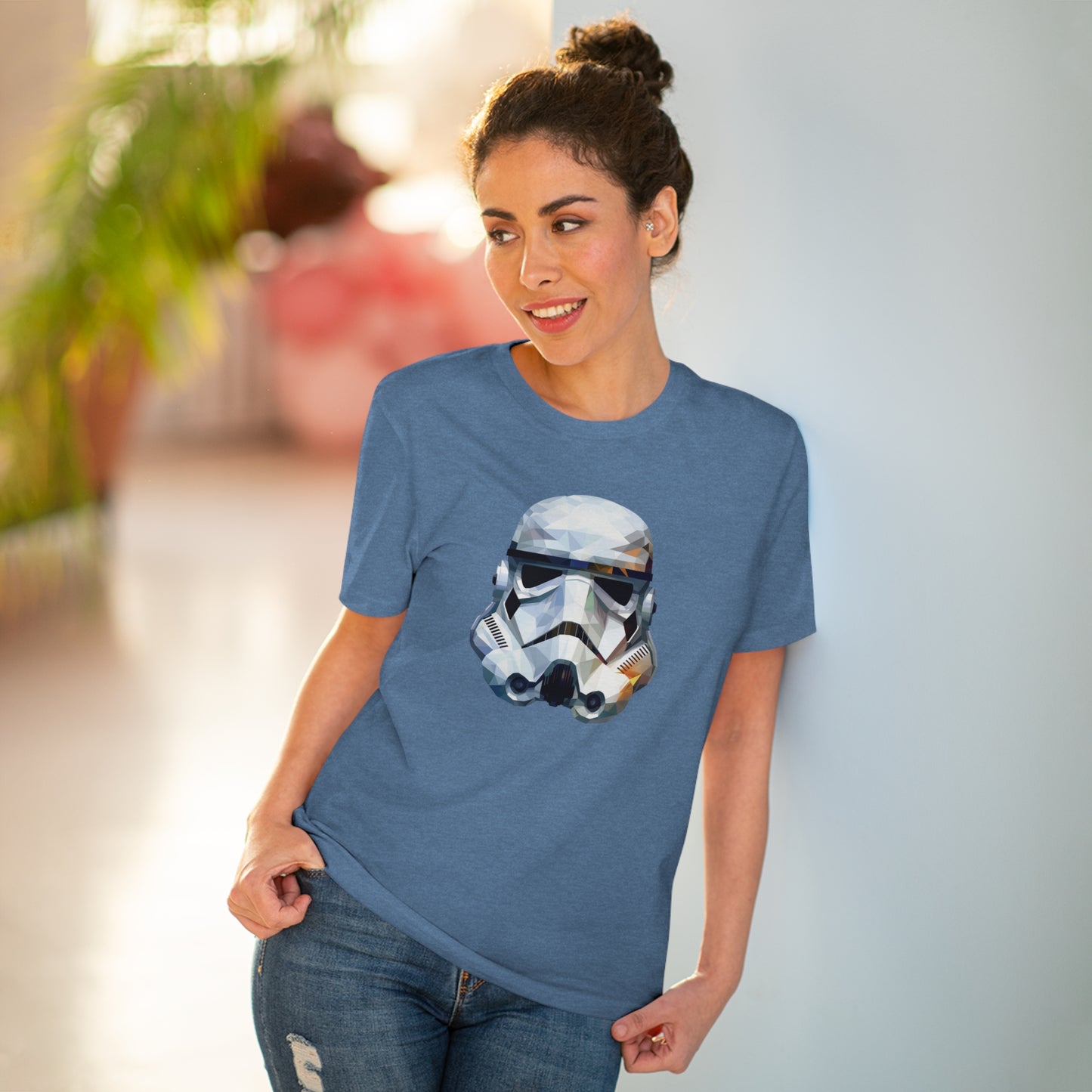 Stormtrooper Polygonal T-Shirt - Embrace Galactic Precision - Star Wars