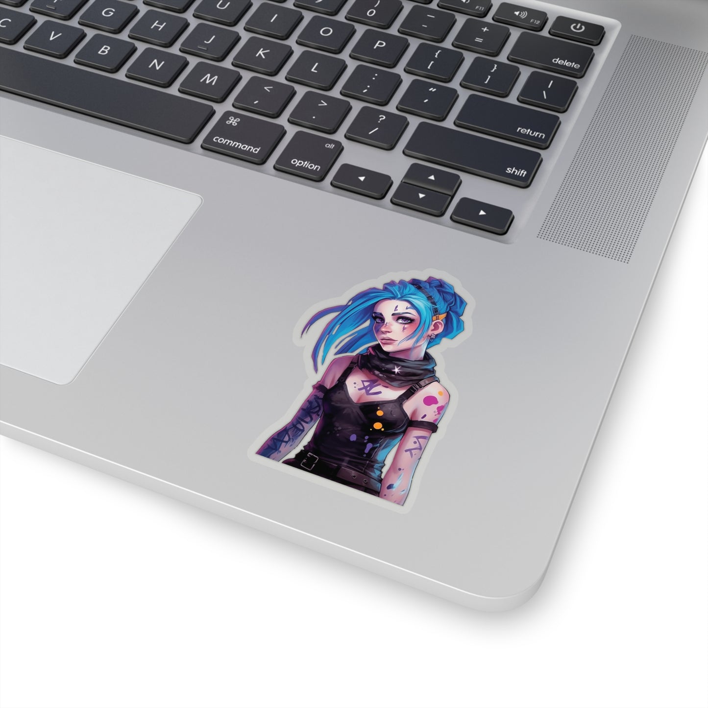 Jinx from Arcane Sticker - Add Some Colorful and Explosive Style to Your Tech - League of Legends