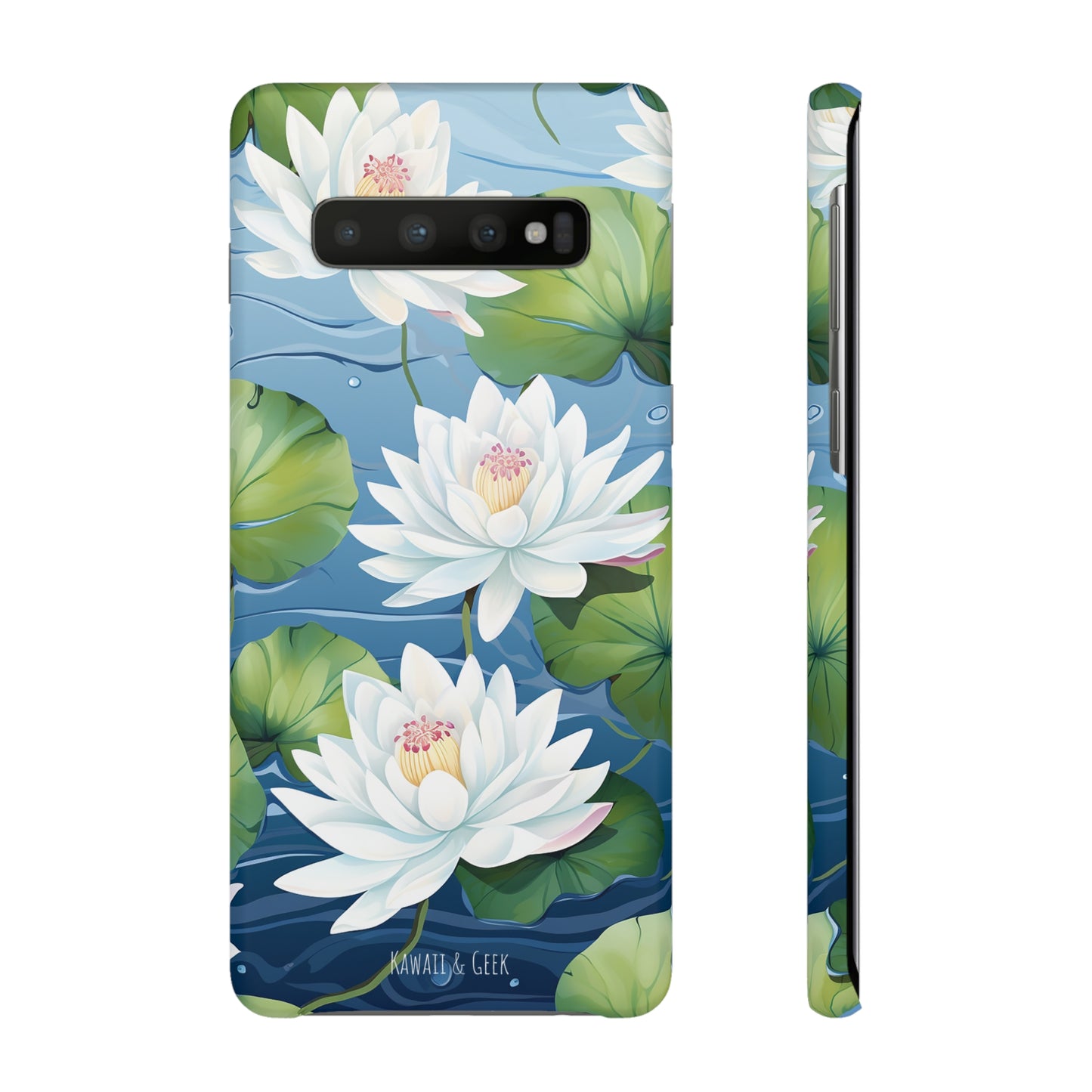Elegant Water Lilies: Premium Phone Case