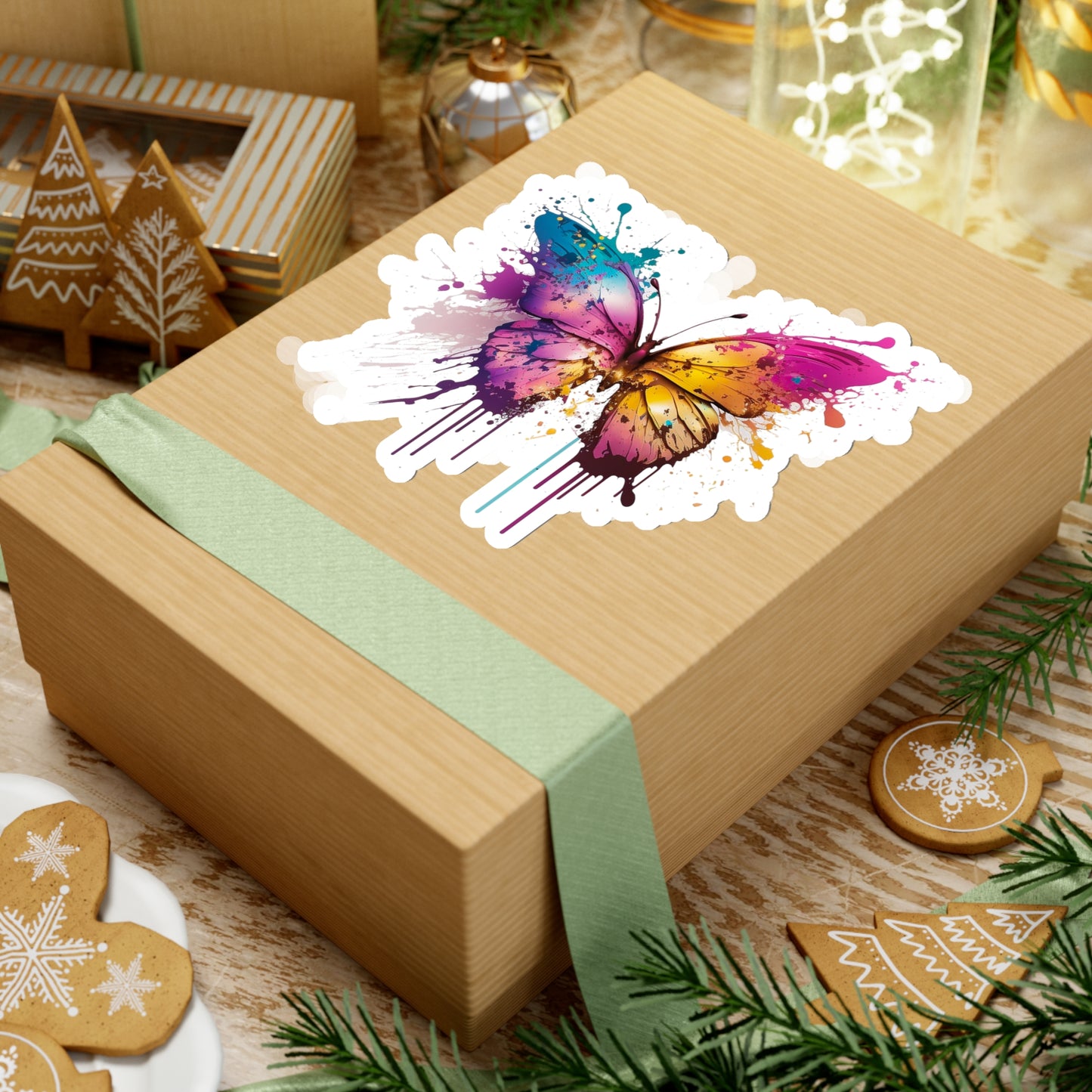 Watercolor Butterfly Sticker - Add Some Beautiful and Unique Style to Your Tech