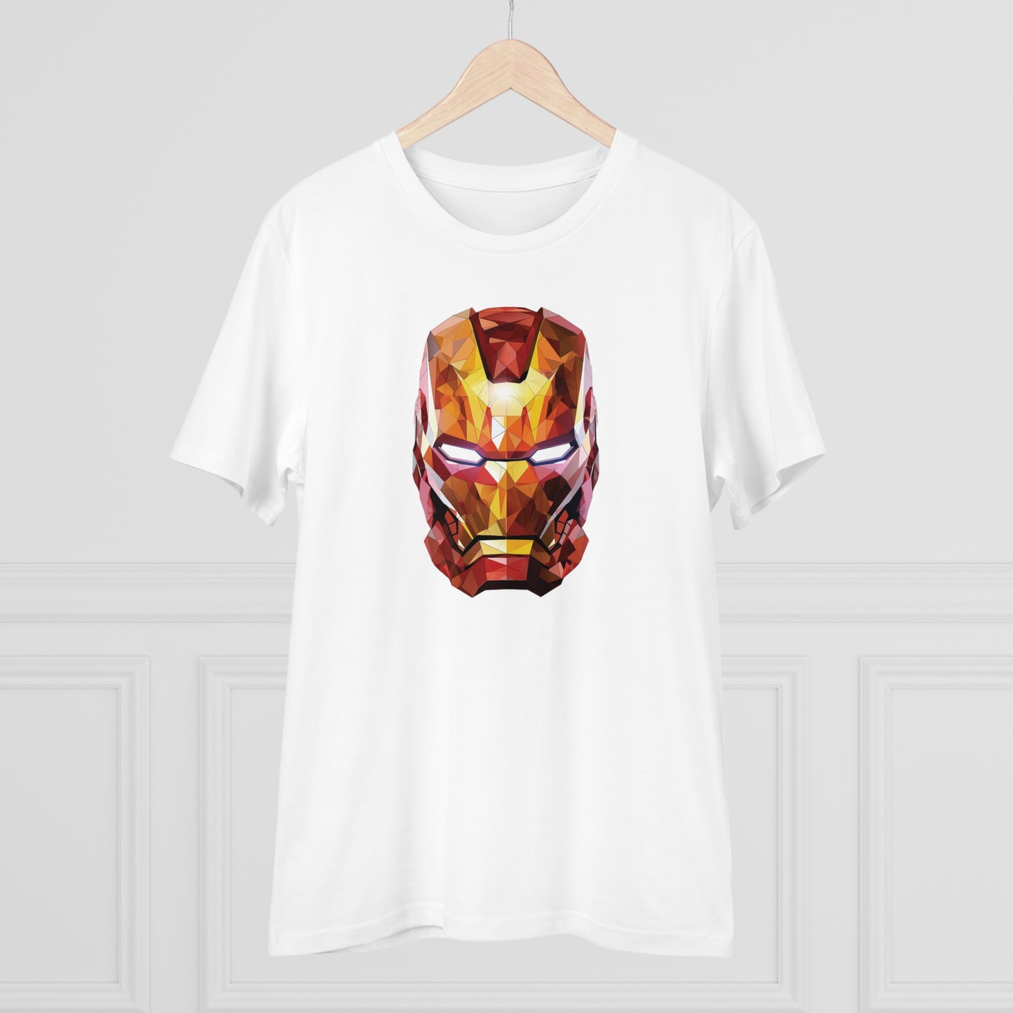 Iron Man Polygonal T-Shirt - Unleash Superhero Style