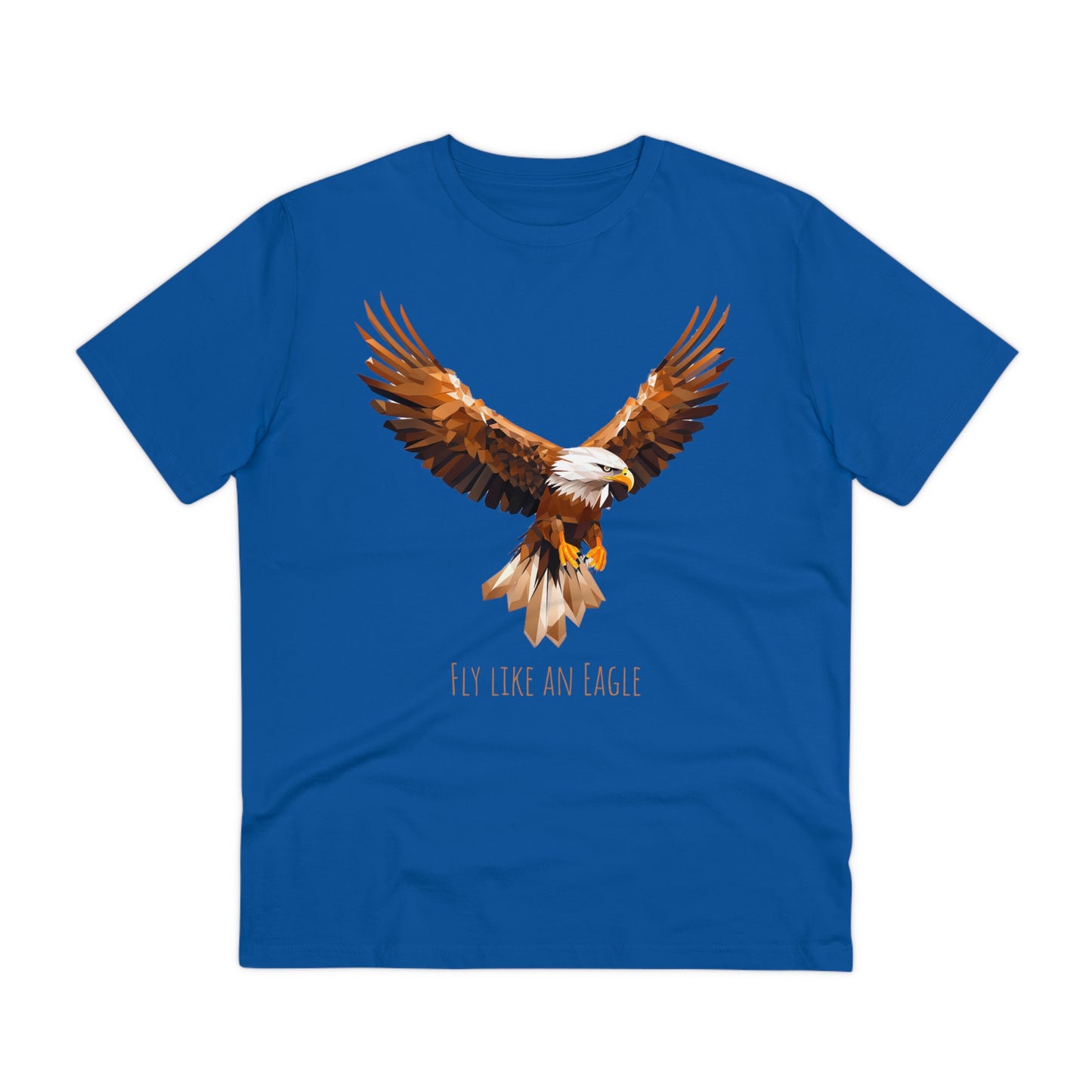 Eco-Friendly Geometric Eagle T-Shirt: "Fly Like An Eagle"