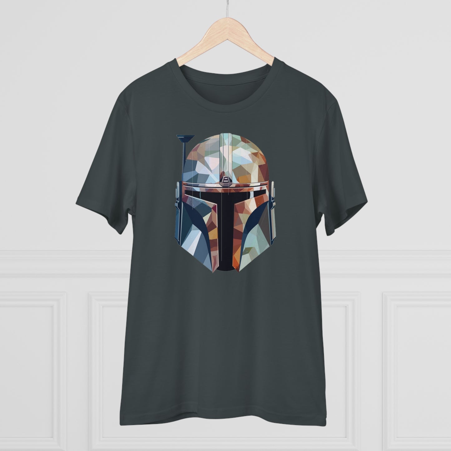 The Mandalorian Polygonal T-Shirt - Embrace Interstellar Adventure - Star Wars