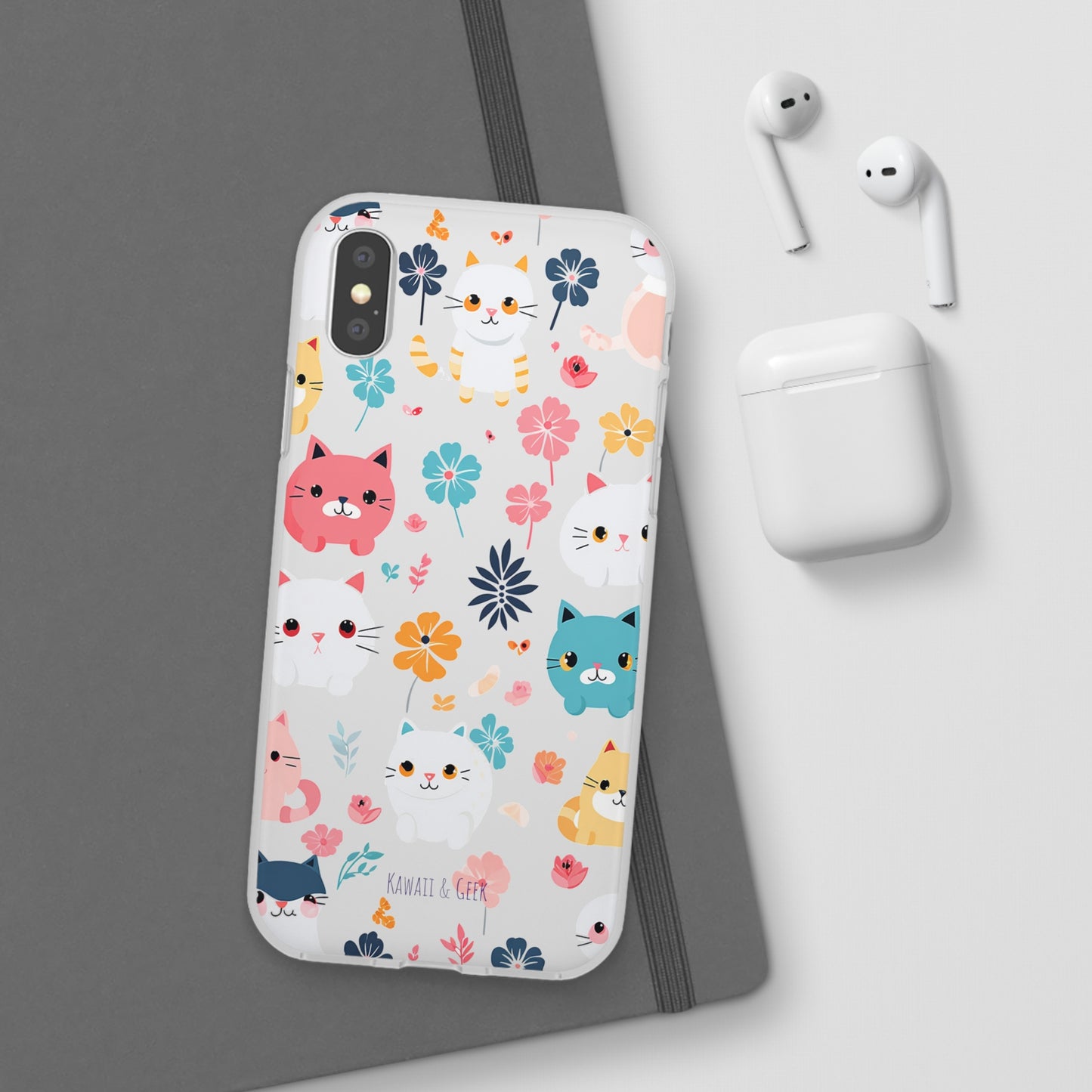 Playful Kittens: Flexi Transparent Phone Case