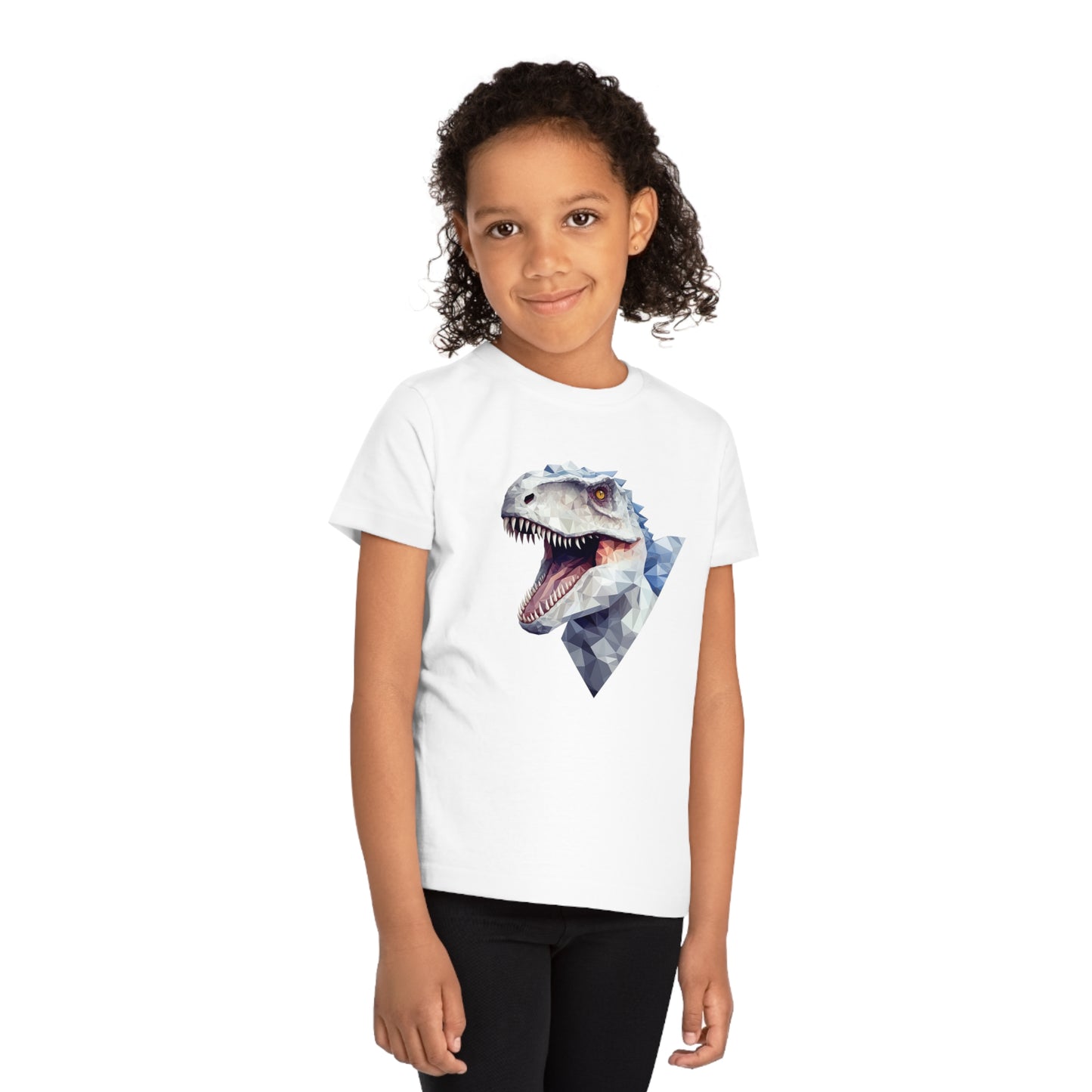 Indominus Rex Polygonal Kids T-Shirt - Embrace Jurassic Adventure