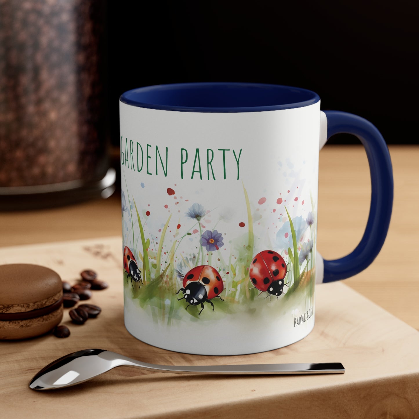 Ladybugs Garden Party Mug - Charming Insect Themed Kitchenware